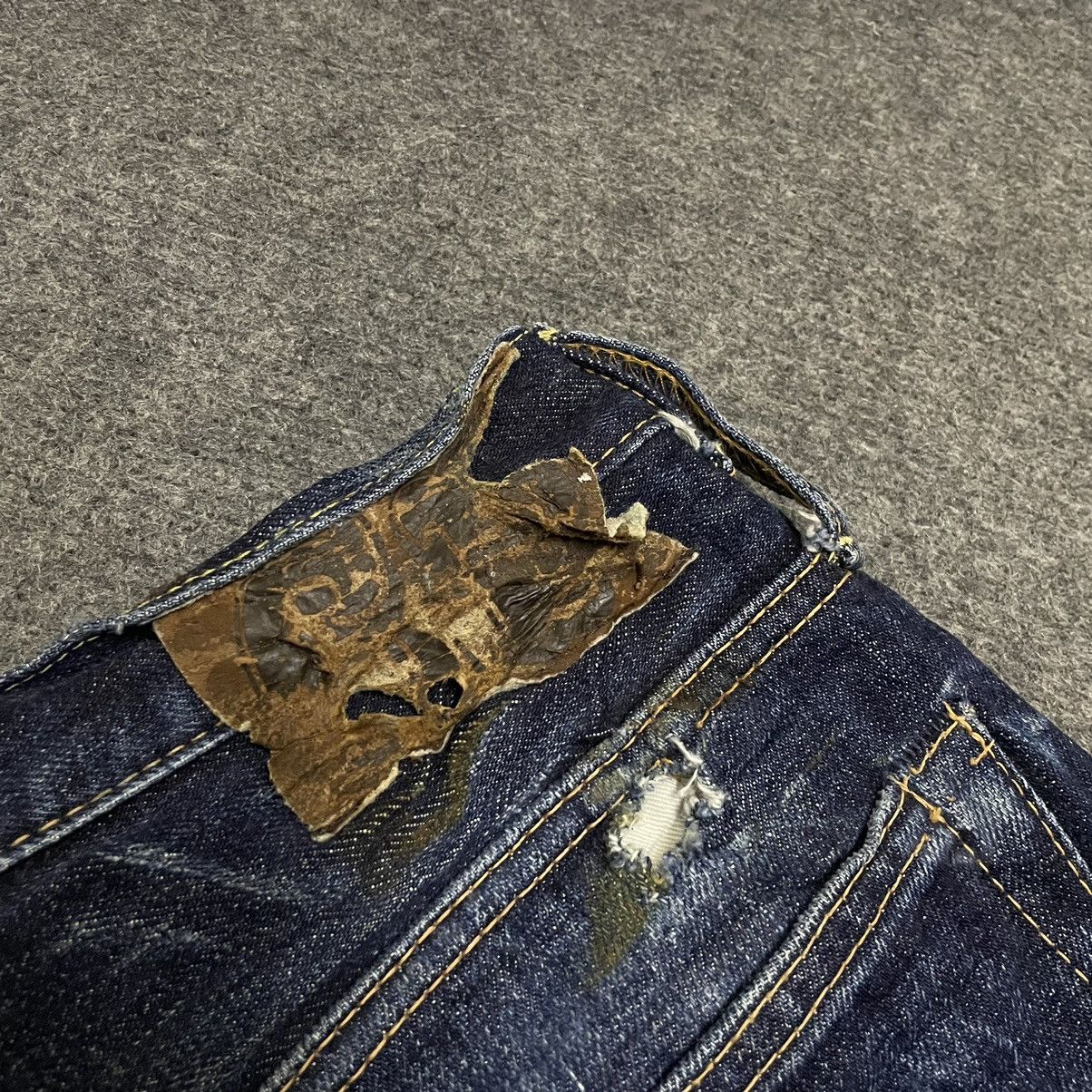 If Six Was Nine × Japanese Brand × Le Grande Bleu (L.G.B.) Core Fighter Indigo Blue Selvedge Denim Samurai Ironheart Size US 34 / EU 50 - 10 Thumbnail
