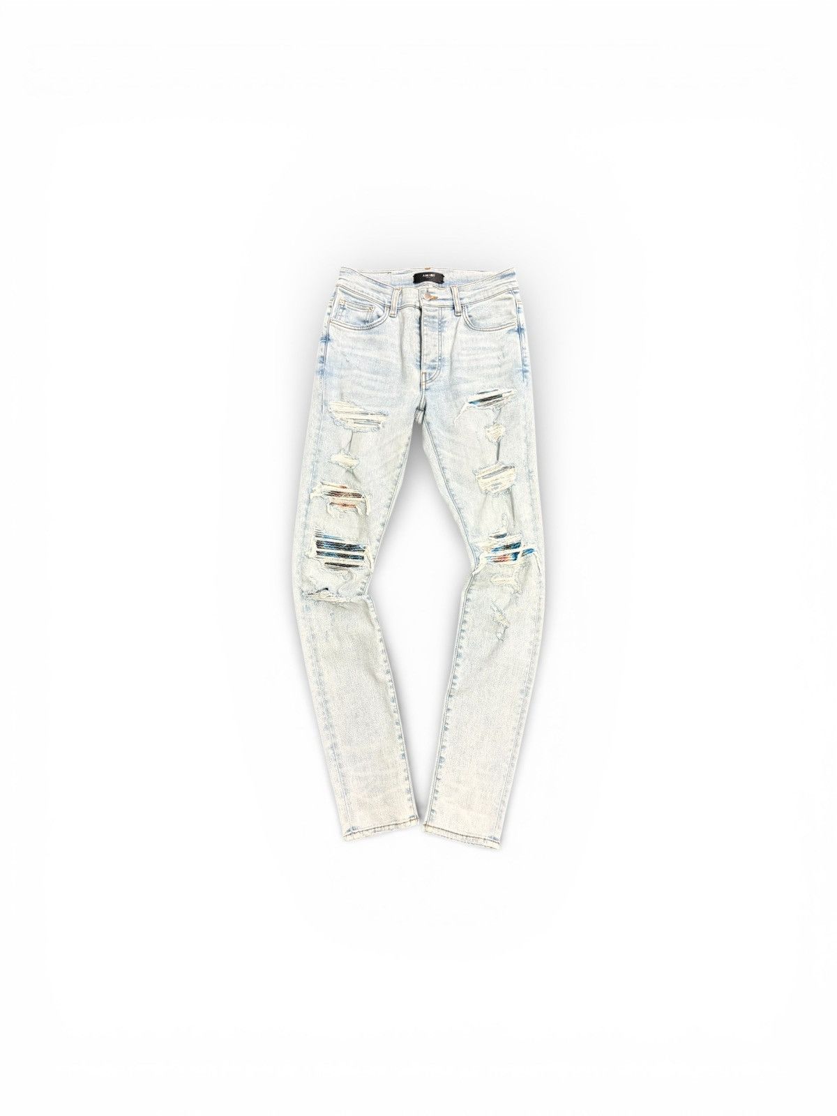 Amiri Amiri Distressed Tie-Dye Jeans Size US 31 - 1 Thumbnail