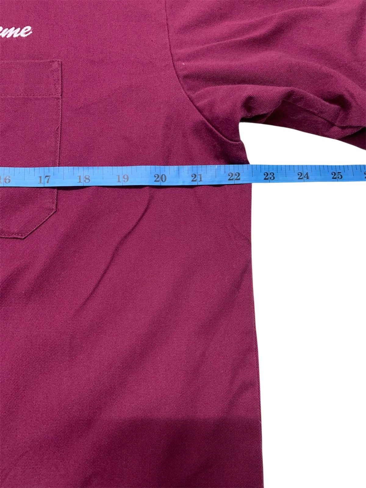 Supreme SUPREME thermal work shirt maroon Size US S / EU 44-46 / 1 - 5 Thumbnail
