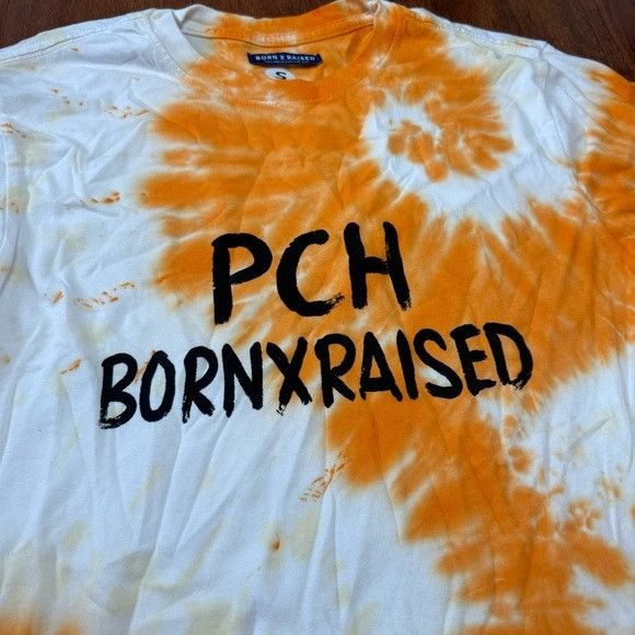 Born X Raised × Designer NEW BORNxRAISED ORANGE TIE DYE LONG SLEEVE SZ SMALL S Size US S / EU 44-46 / 1 - 2 Thumbnail