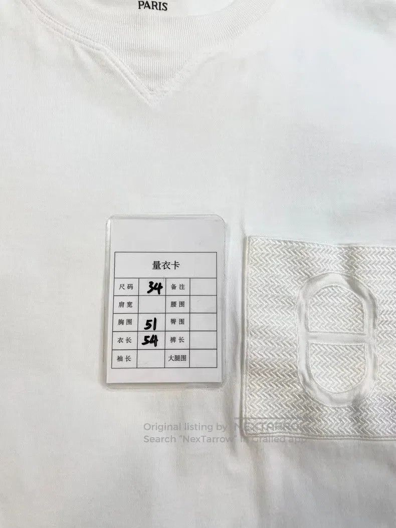Hermes Hermes Round neck short-sleeve T-shirt Size XXS / US 00 / IT 34 - 7 Thumbnail