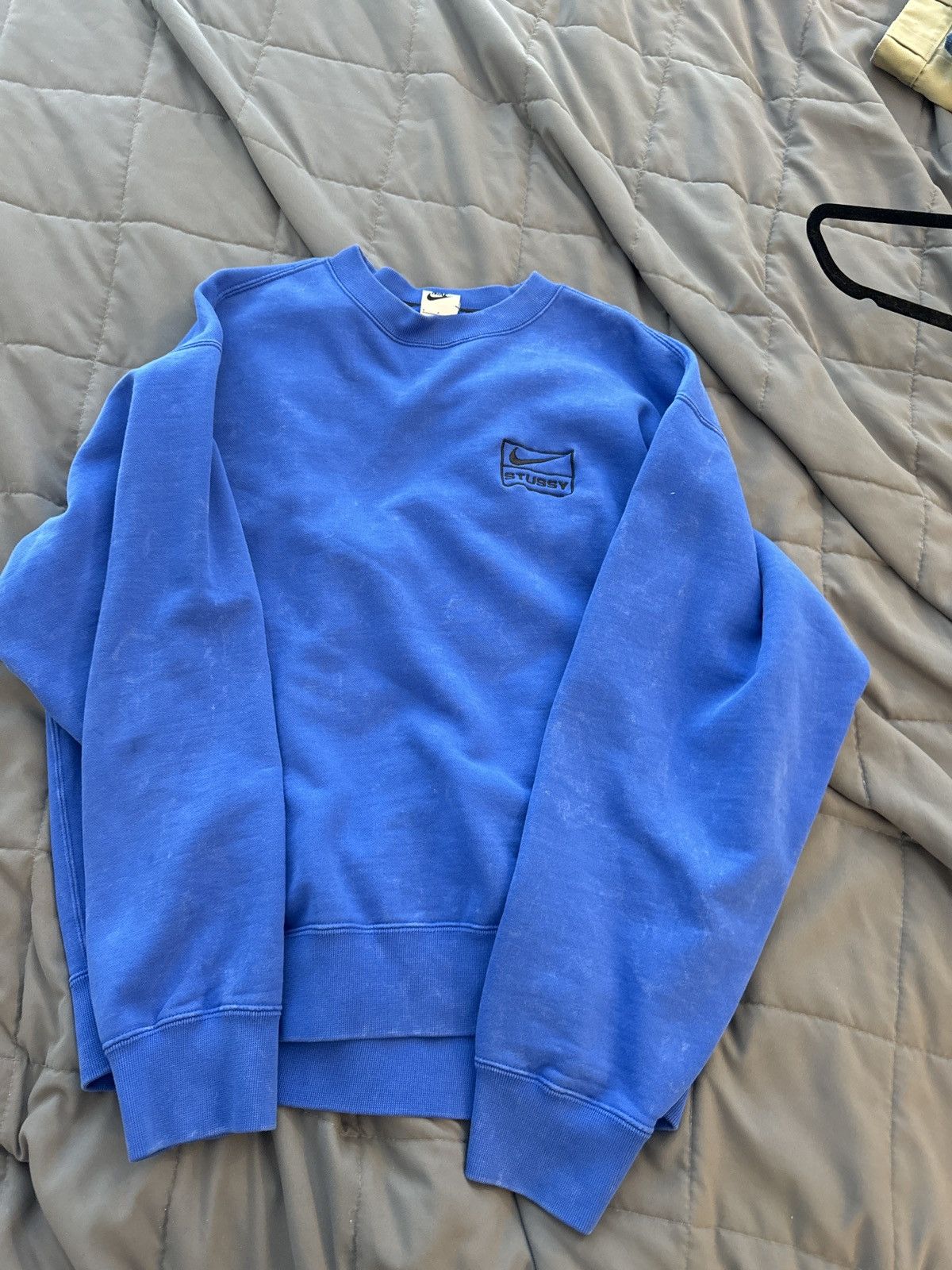 Nike × Stussy Stussy Nike Blue Crewneck size S Size US S / EU 44-46 / 1 - 1 Thumbnail