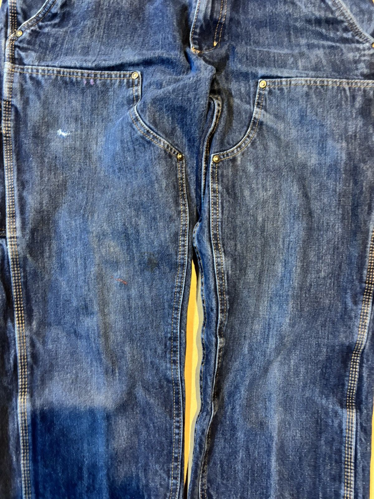 Carhartt Vintage Carhartt Men's Blue Relaxed Carpenter Jeans. Size US 32 / EU 48 - 3 Thumbnail