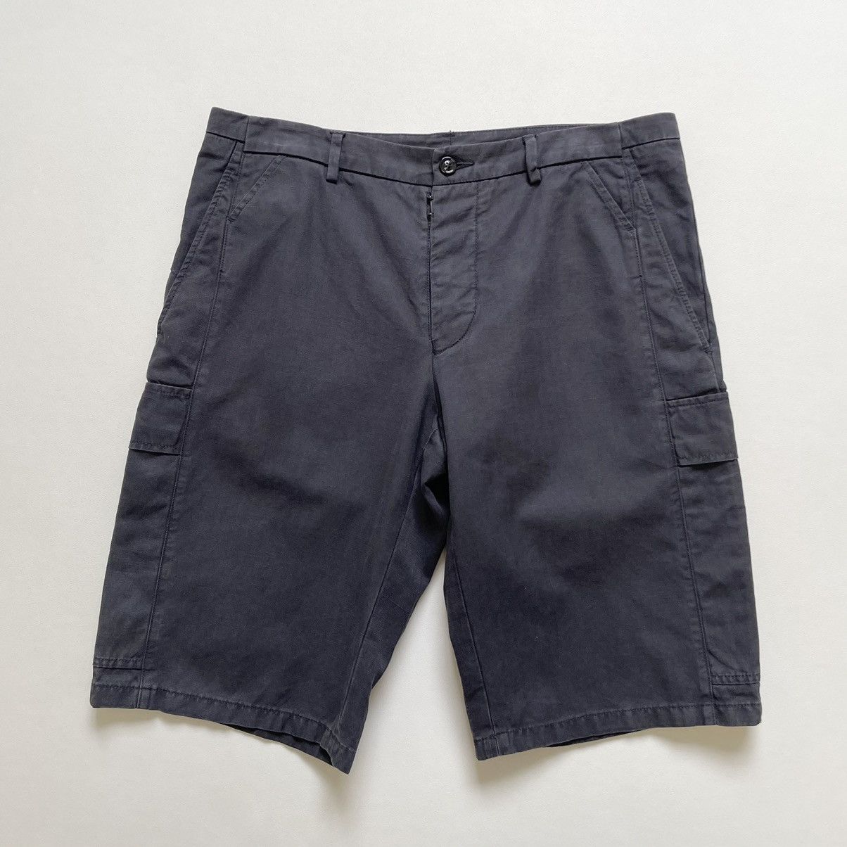 Maison Margiela S/S 12 Washed Grey Reworked Shorts Size US 32 / EU 48 - 1 Thumbnail