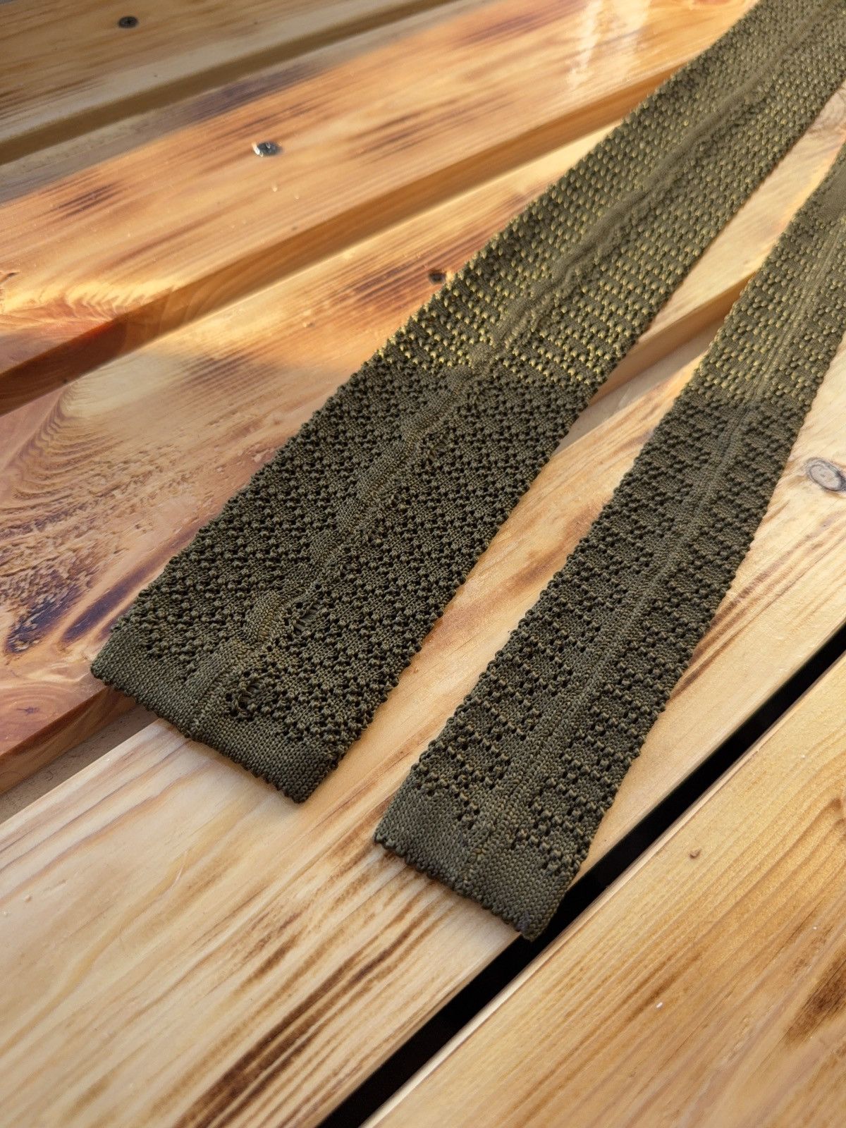 Japanese Brand Archive Retro Luxury Vintage Kapital Yohji Style Knit Tie Size ONE SIZE - 6 Thumbnail