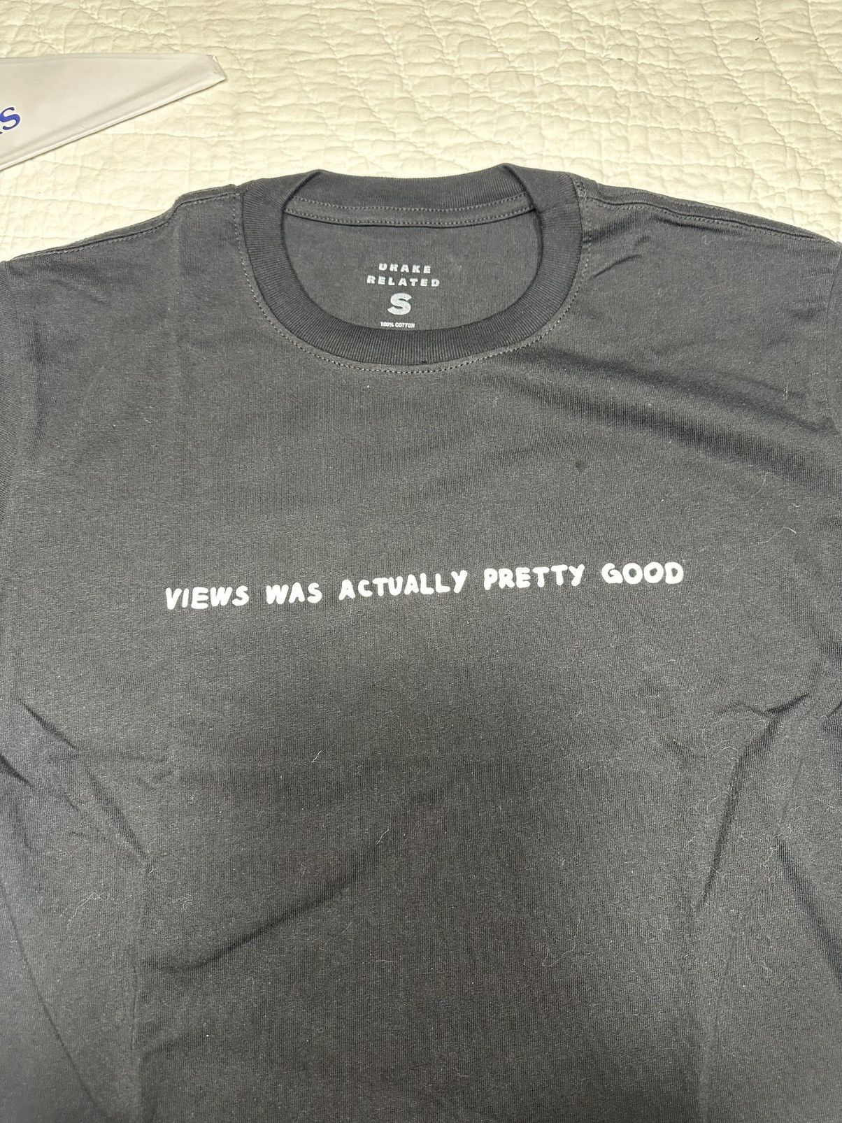 Drake × October's Very Own Drake “VIEWS WAS ACTUALLY PRETTY GOOD” Tee/ Small Size US S / EU 44-46 / 1 - 3 Thumbnail