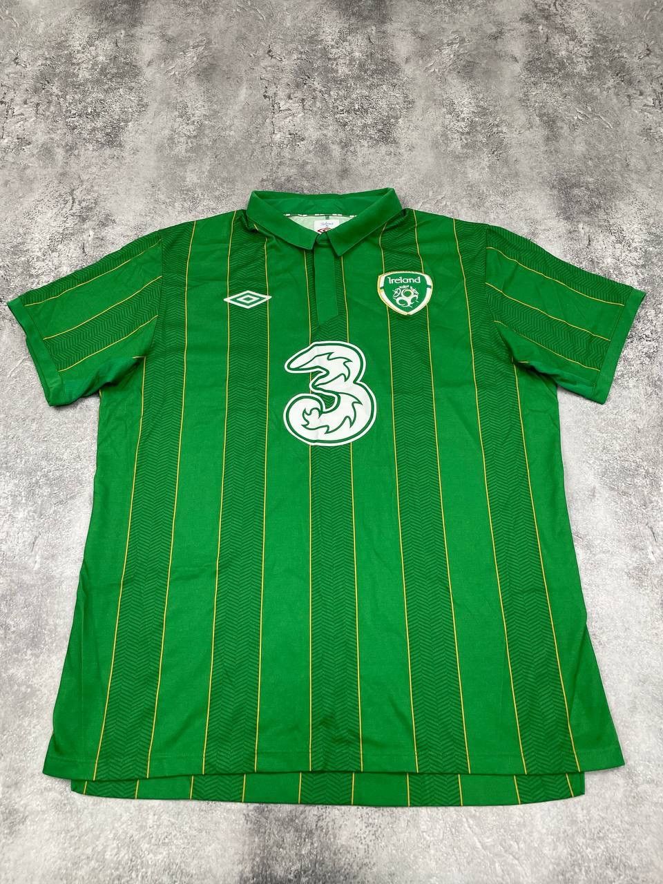 Umbro Umbro Ireland Men Home Football2011/12 Green Jersey Size US XL / EU 56 / 4 - 1 Thumbnail