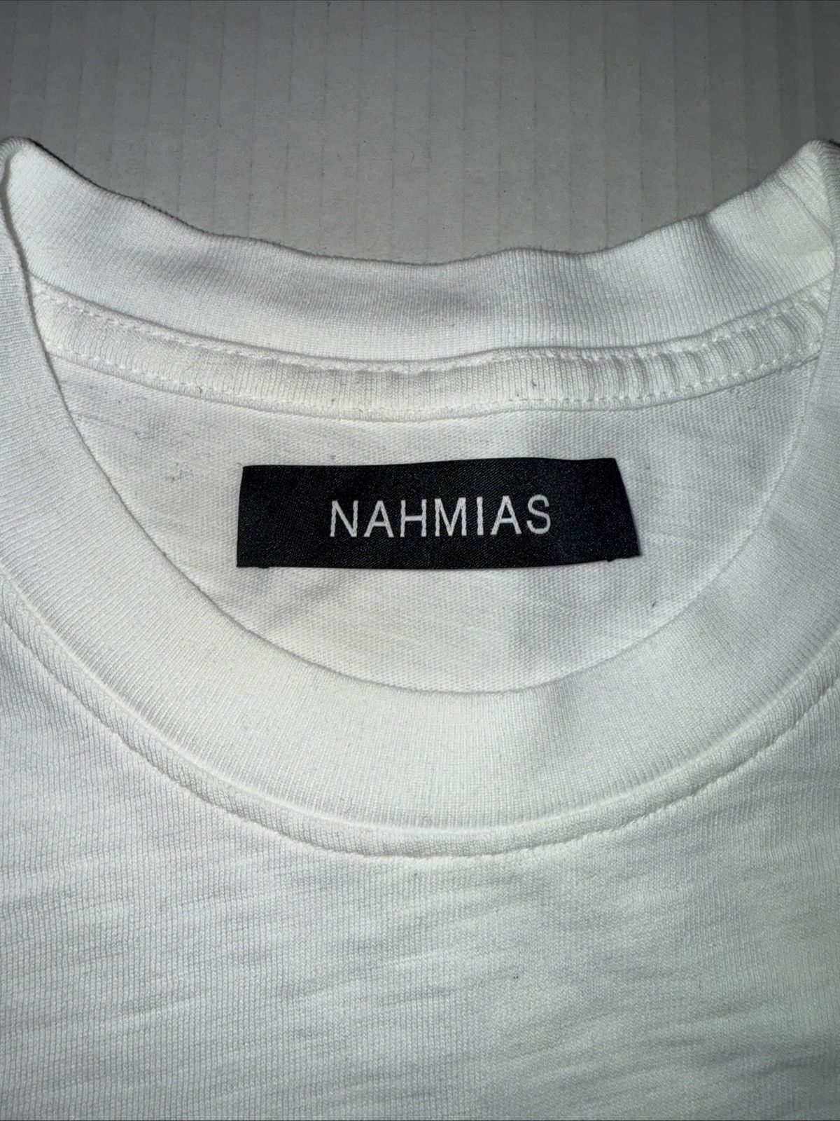 Nahmias Nahmias Drug Test Printed White Tshirt Size M NWT Size US M / EU 48-50 / 2 - 5 Thumbnail