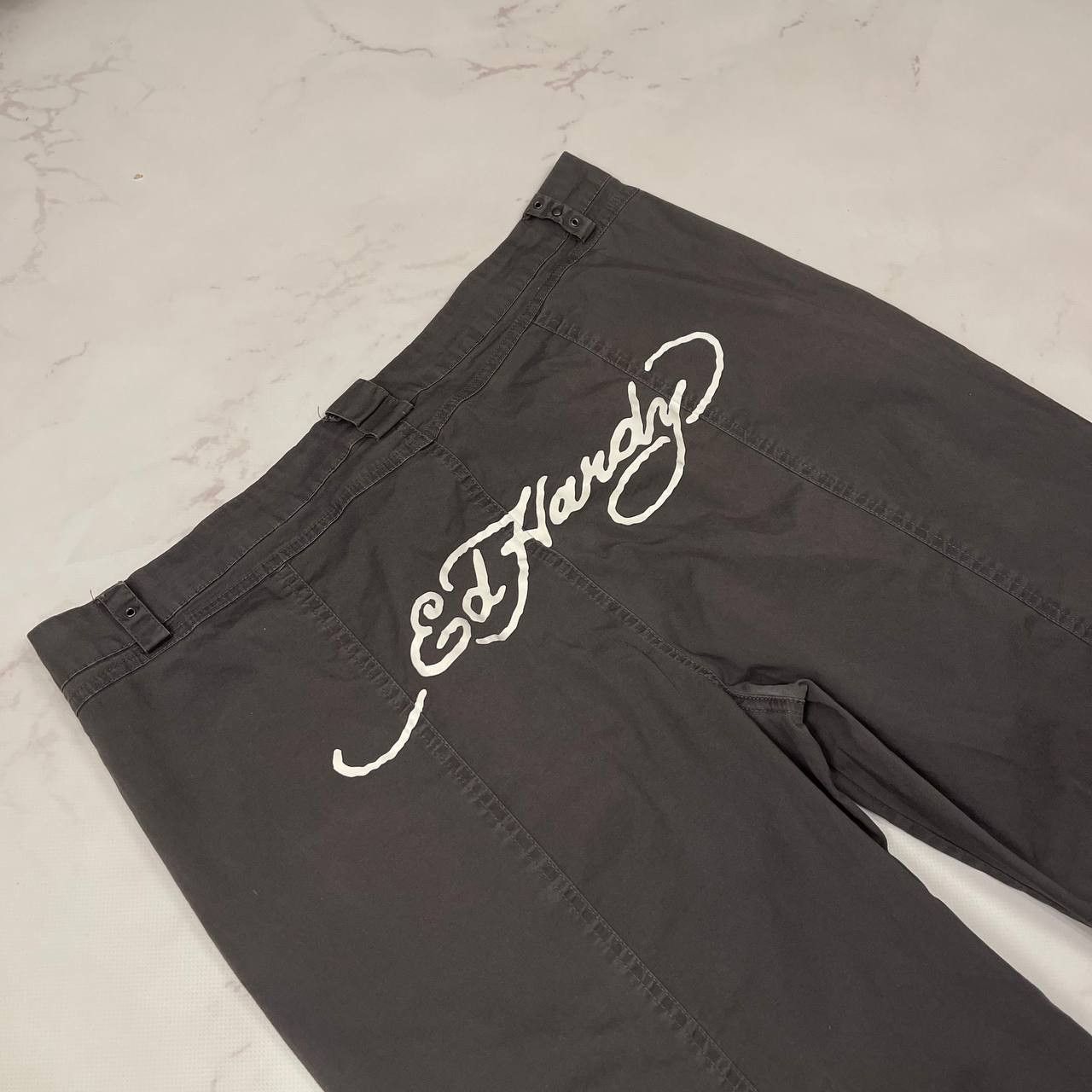 Ed Hardy Ed Hardy Urban Outfitters Y2K 90s Style Grey Cargo Size XL Size US 36 / EU 52 - 5 Thumbnail