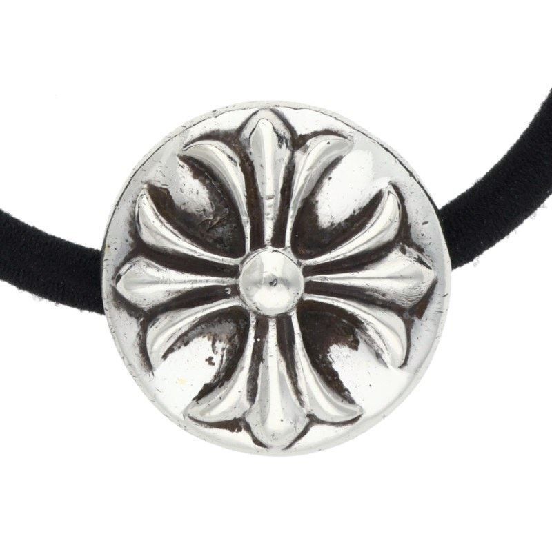 Chrome Hearts Chrome Hearts Silver Cross Ball Button Hair Tie Size ONE SIZE - 3 Thumbnail