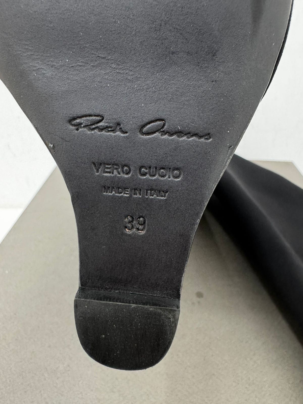 Rick Owens Lilies CANTILEVER 11 THIGH KNEE BOOT Size US 9 / IT 39 - 7 Thumbnail