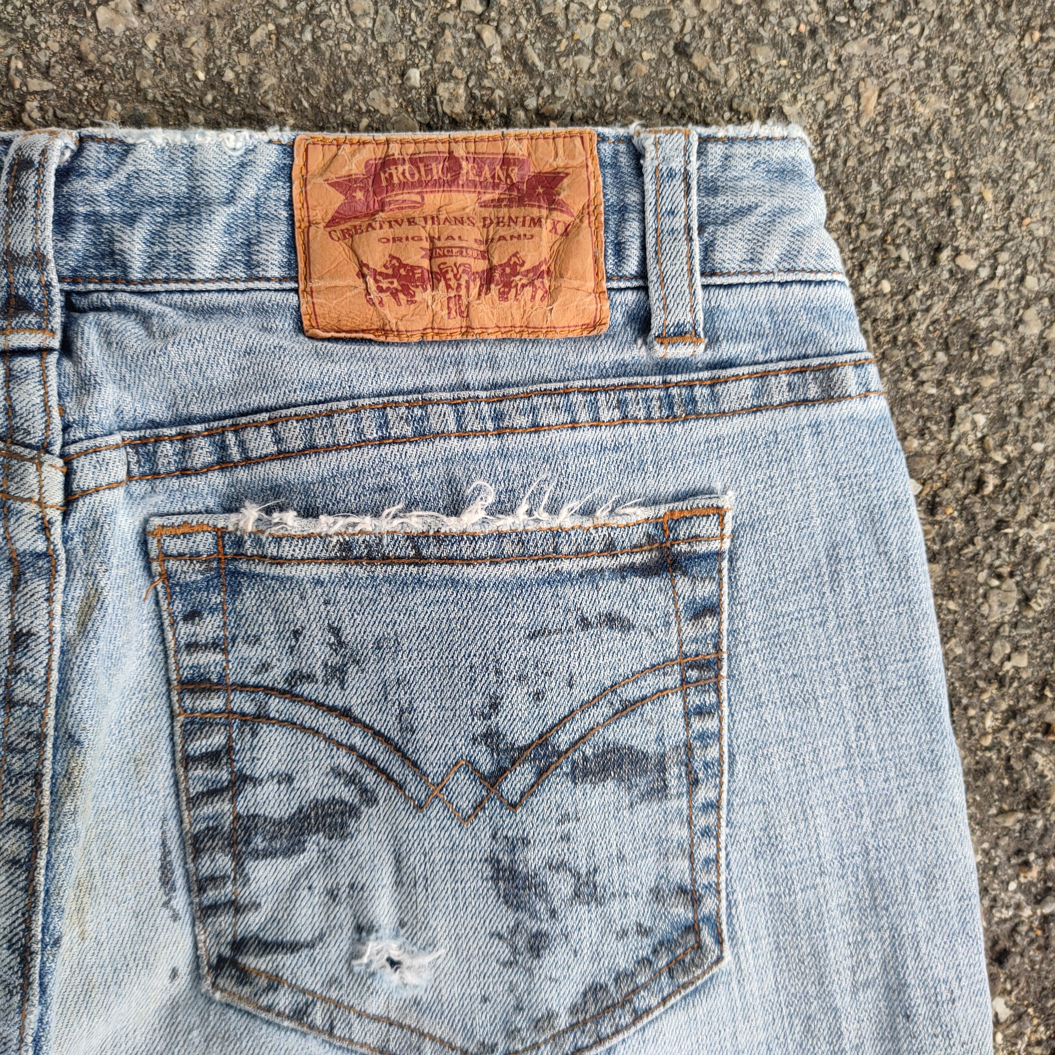 Japanese Brand FLARE VINTAGE FROLIC BOOTCUT FADED JEANS DENIM PANTS Size US 27 - 11 Thumbnail
