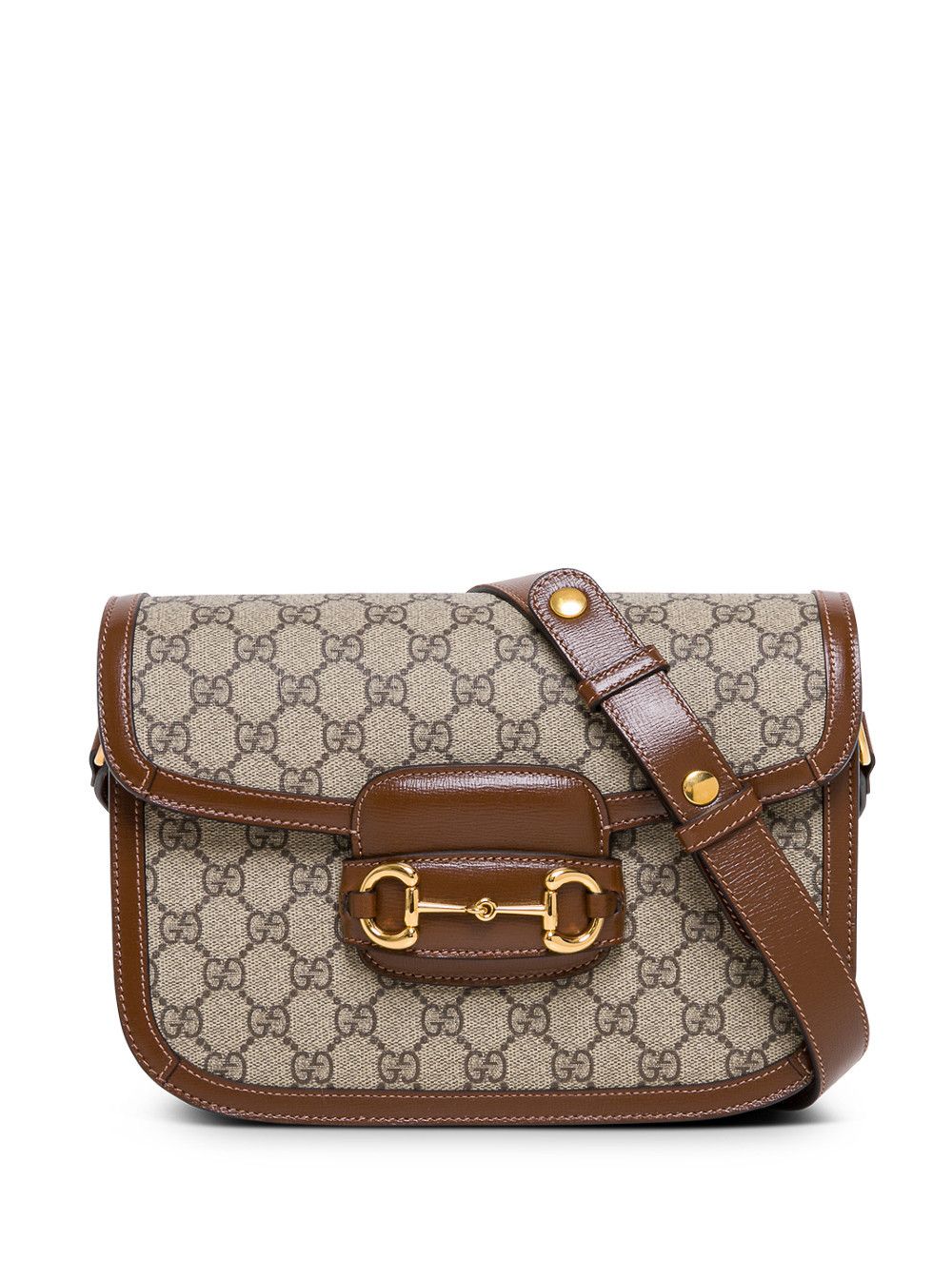 Gucci Shoulder Bag 'HORSEBIT BAG' with Beige Leather Details for Women Size ONE SIZE - 1 Thumbnail