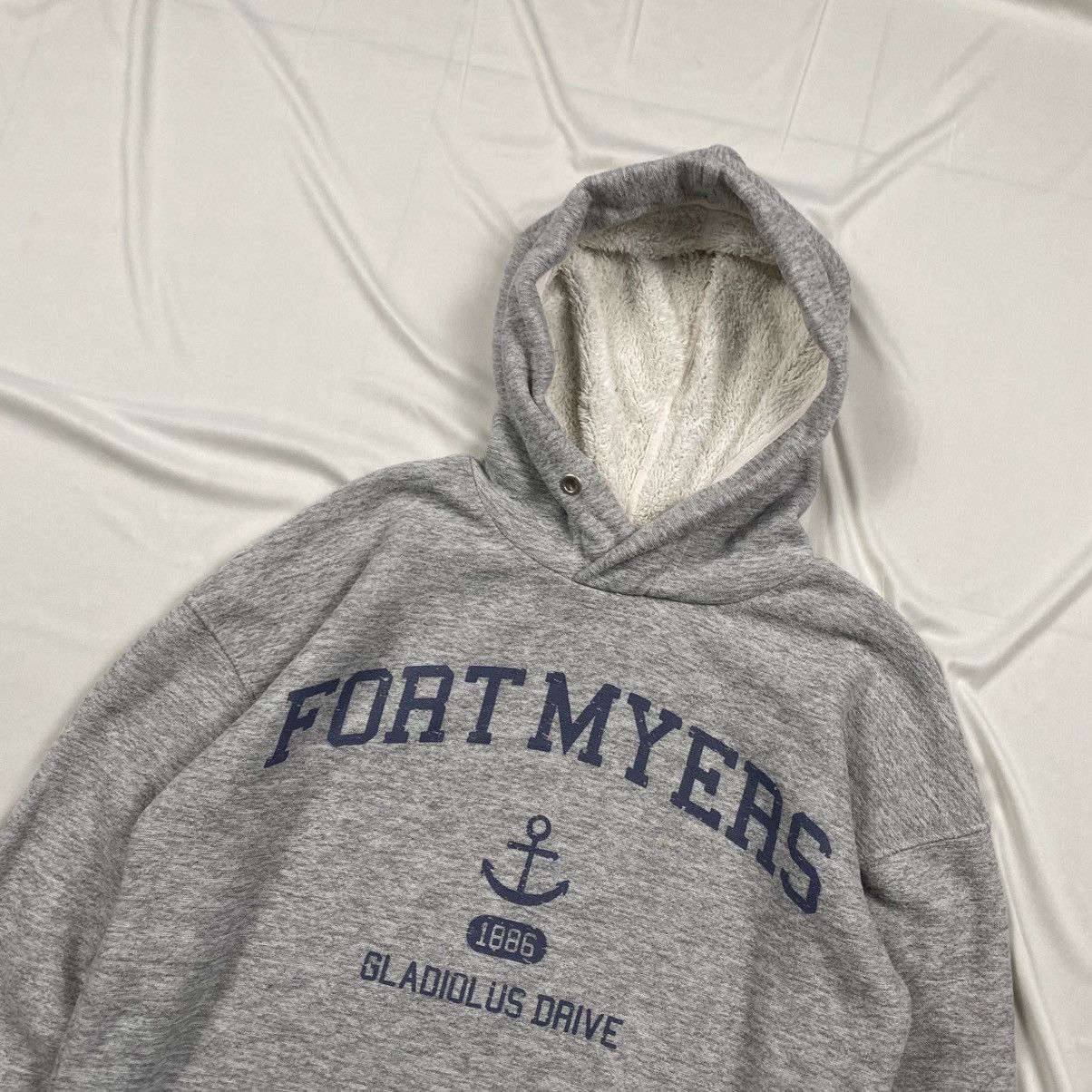 Japanese Brand y2k Lemon Tree Japan Fort Myers Fur Hooded Pullover Size M / US 6-8 / IT 42-44 - 2 Thumbnail
