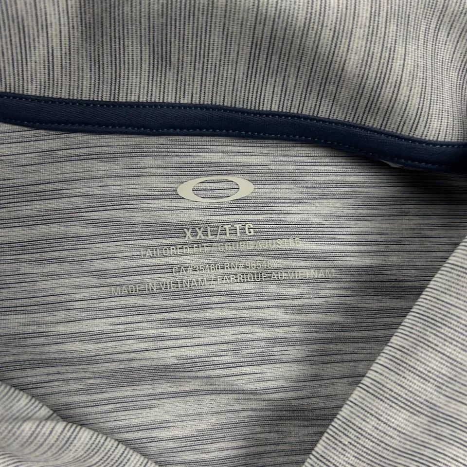 Oakley Oakley Polo Shirt Mens XXL Gray Tailored Fit 2XL Golf Size US XXL / EU 58 / 5 - 5 Thumbnail