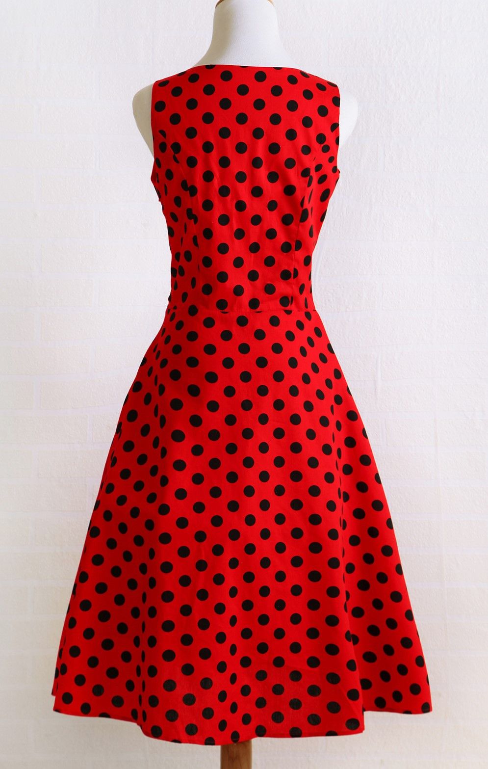 Other Polka Dots Vintage Style Women Dress Size S / US 4 / IT 40 - 2 Thumbnail