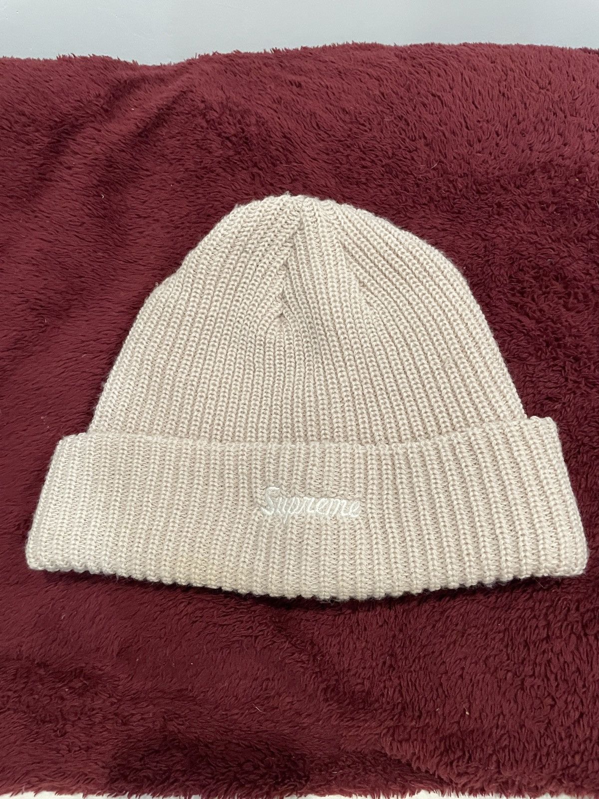 Supreme Supreme Loose Gauge Beanie FW21 Tan Size ONE SIZE - 1 Thumbnail