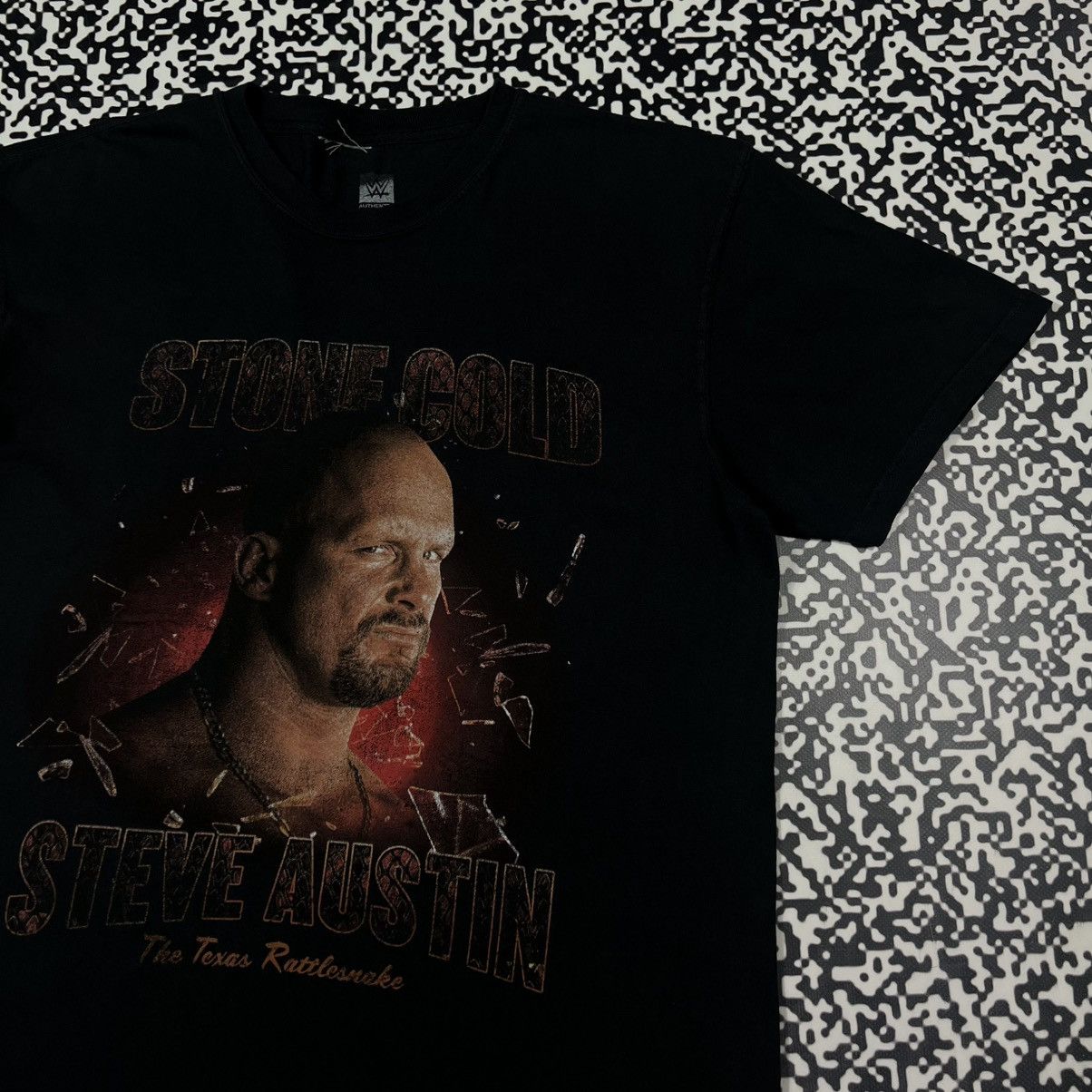 WWE Vintage Y2K WWE Stone Cold Steve Austin Texas Style T-shirt Size US L / EU 52-54 / 3 - 5 Thumbnail