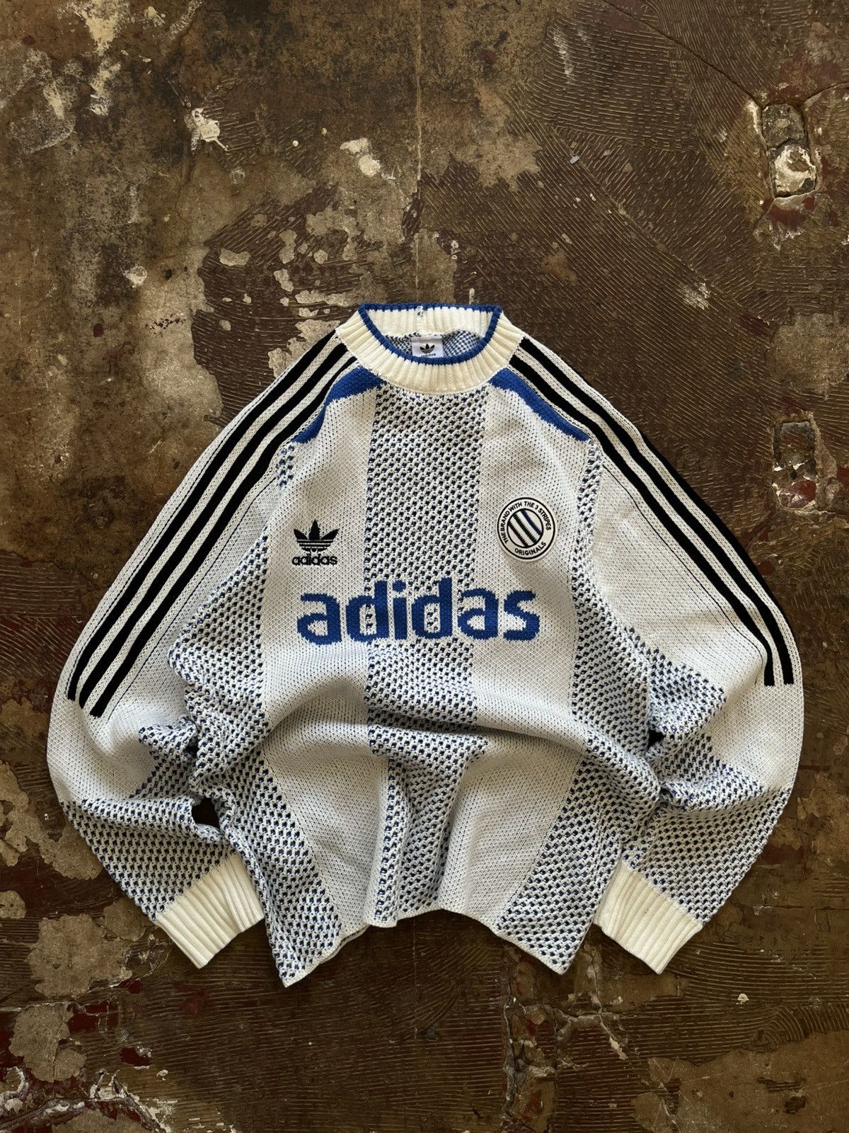 Designer Adidas CNY Chinese new year rare knit sweater pullover Size US L / EU 52-54 / 3 - 1 Thumbnail