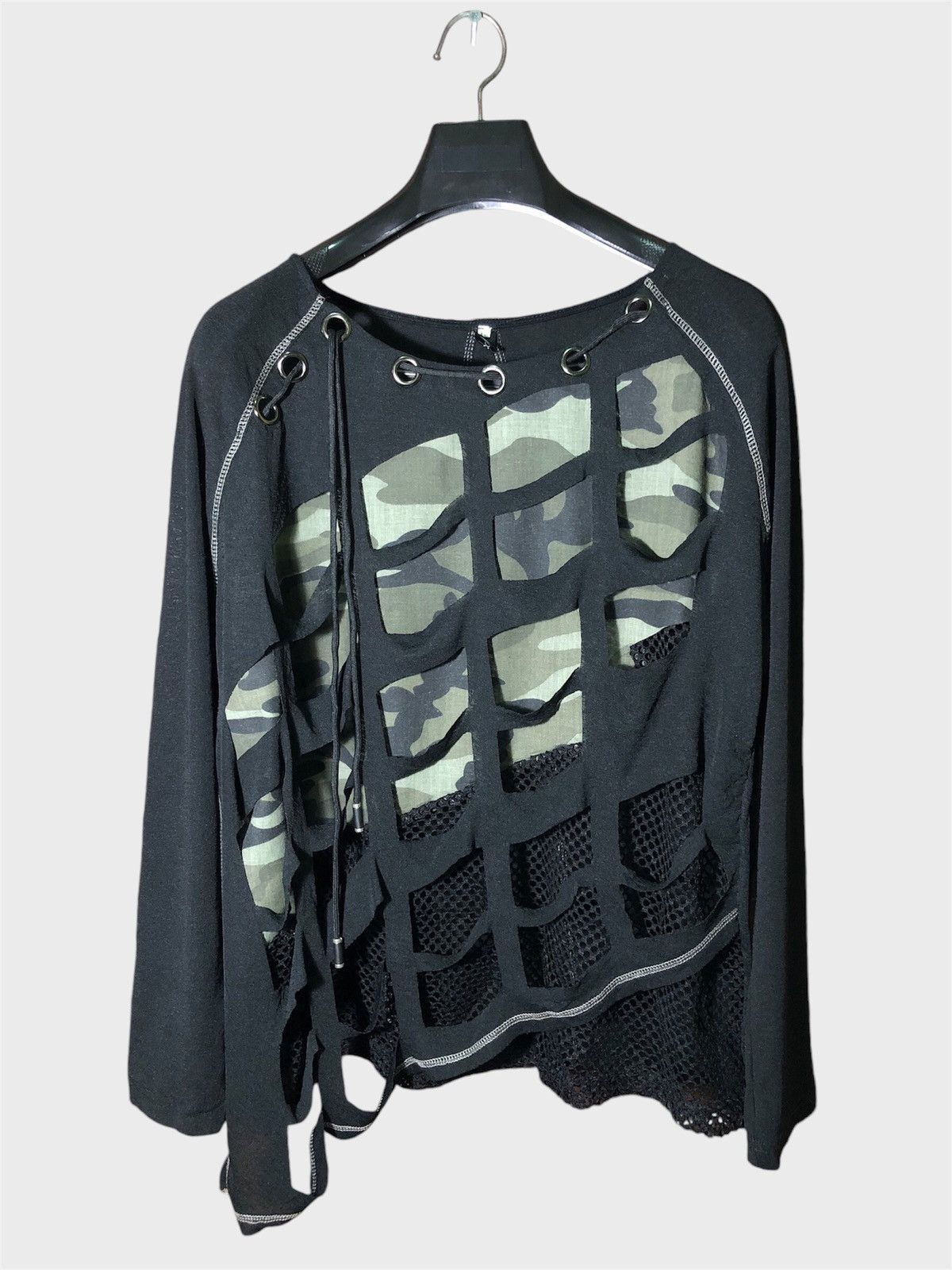 Japanese Brand Japanese Style Double Layer Camo Army Military Mesh Fishnet Size US L / EU 52-54 / 3 - 1 Thumbnail