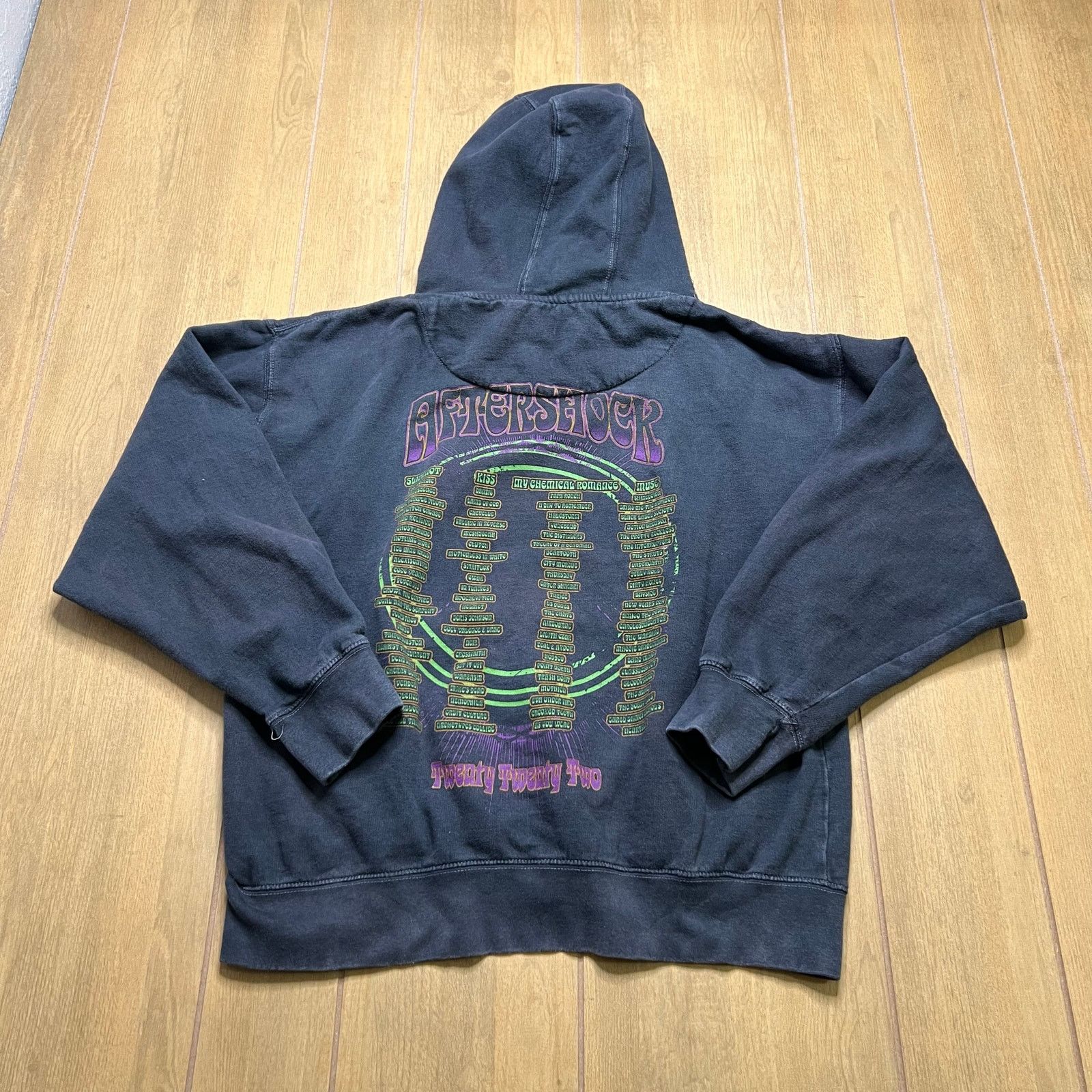 Vintage Aftershock Hoodie Sweatshirt Men's L/XL Music Festival Rock Size US L / EU 52-54 / 3 - 9 Thumbnail