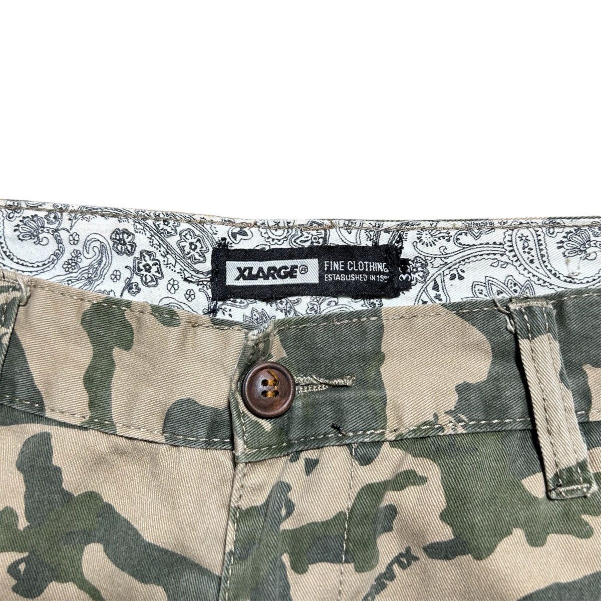 X-LARGE Vintage X Large Camo Pants Size US 32 / EU 48 - 6 Thumbnail