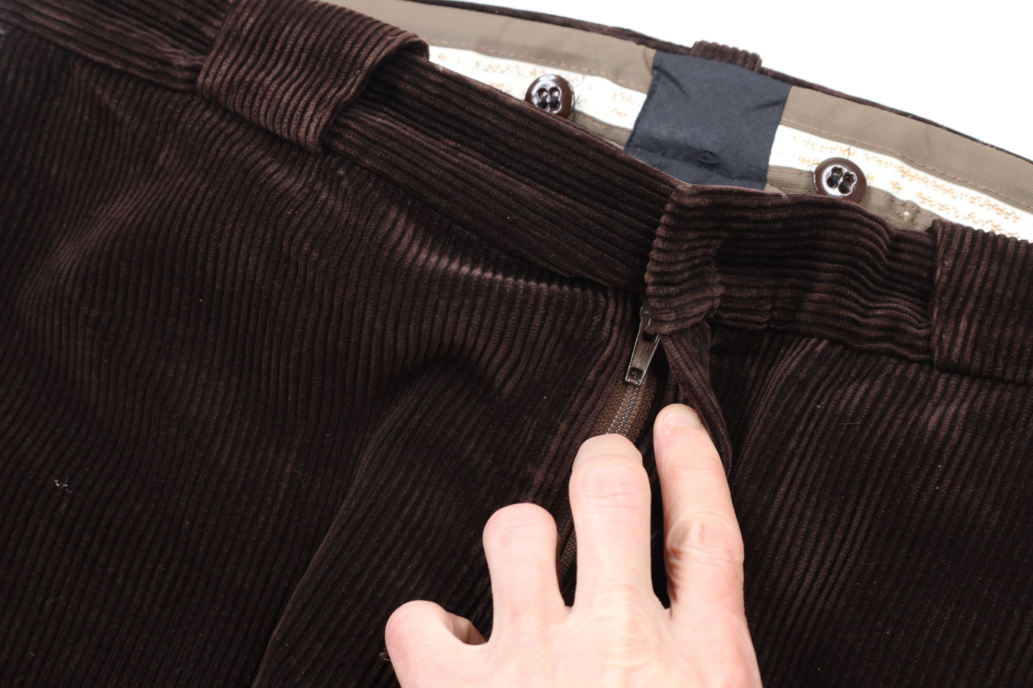 Vintage Vintage 90s Streetwear Corduroy Pants Trousers Brown Size US 38 / EU 54 - 6 Thumbnail