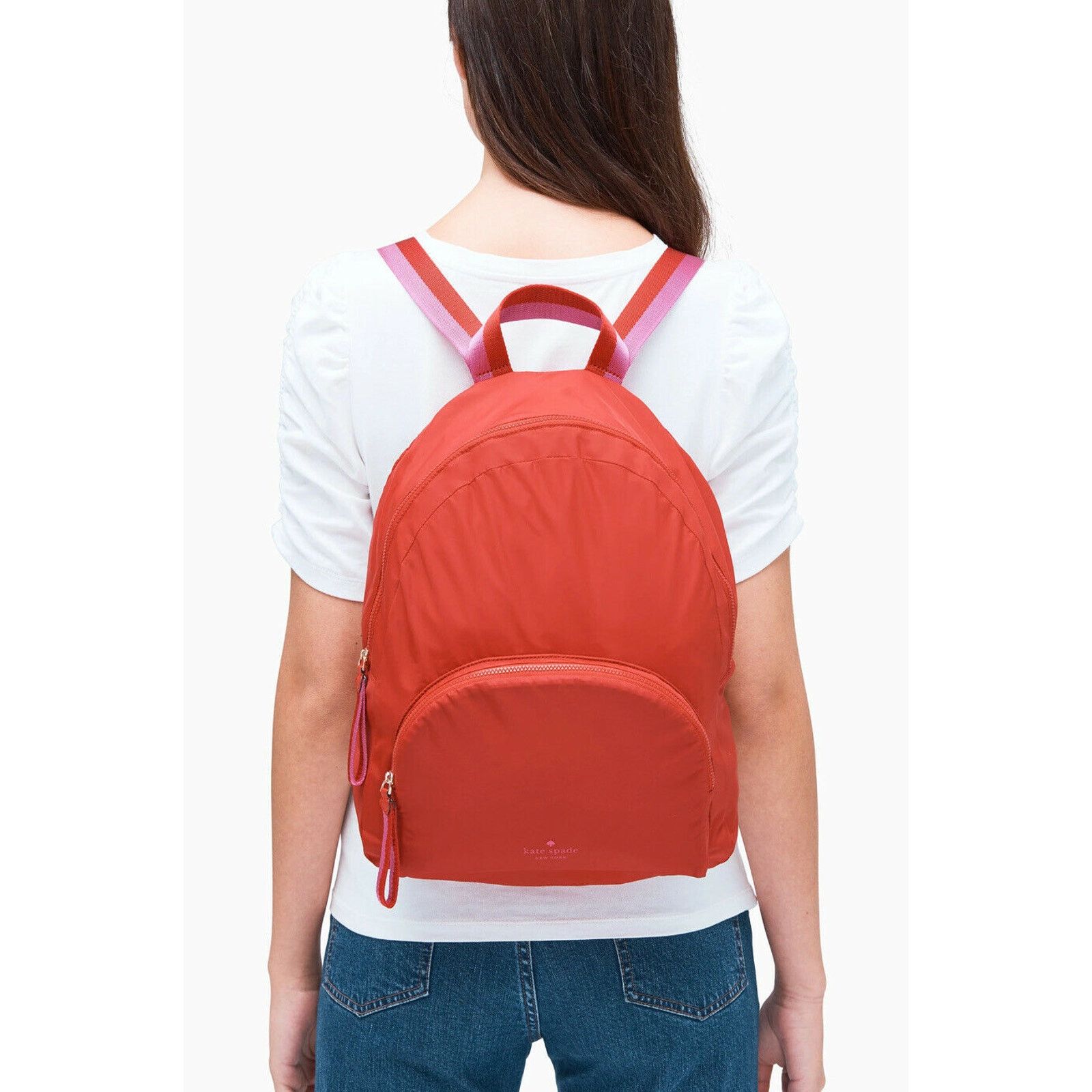 Kate Spade Kate Spade Arya Medium Nylon Packable Backpack Bag Size ONE SIZE - 10 Thumbnail