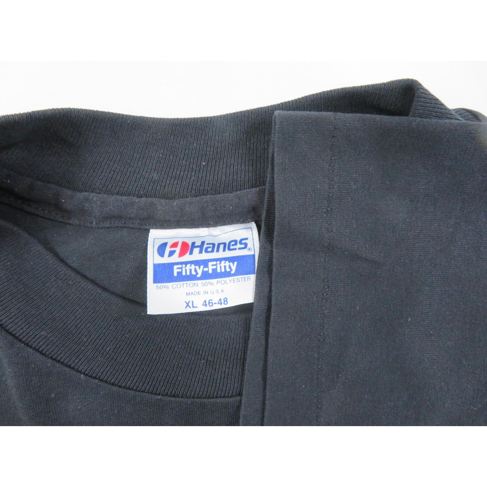 Hanes Blacks in Government SACTO Black T-Shirt Sz XL 1980s Size US XL / EU 56 / 4 - 4 Thumbnail