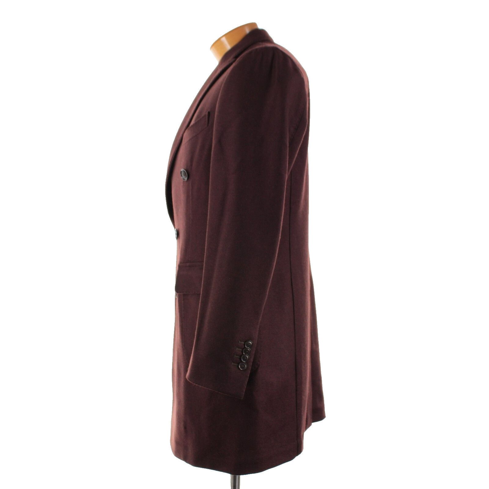 Luciano Barbera Luciano Barbera Coat Size M US In Red Wool Blend Size US M / EU 48-50 / 2 - 4 Thumbnail