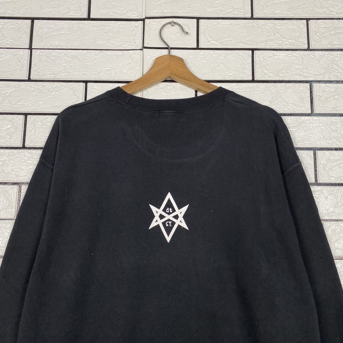Japanese Brand Shocken Vintage Sweatshirt Punk Design Full Print Size US XXL / EU 58 / 5 - 10 Thumbnail