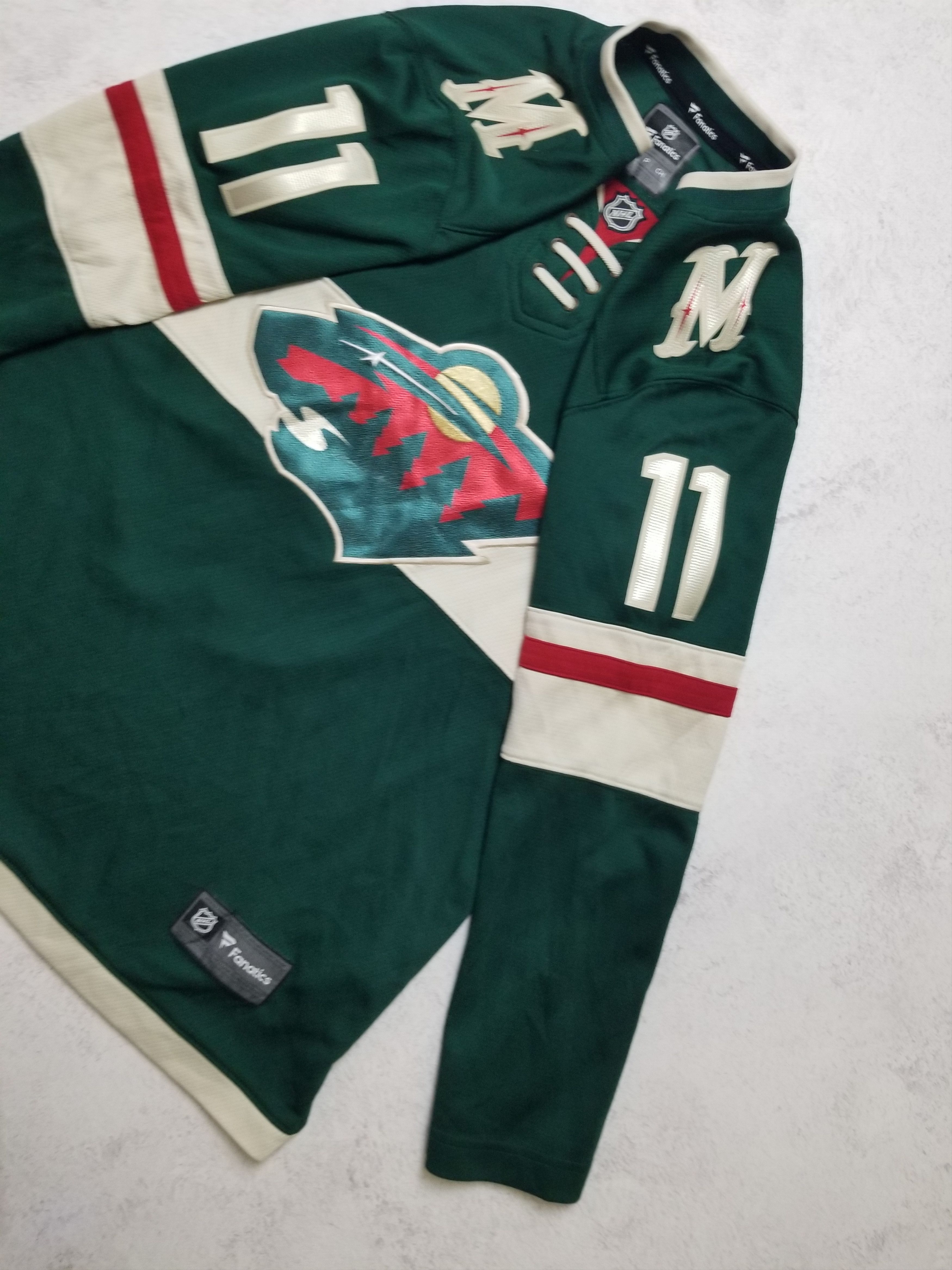 Other Fanatics NHL Zack Parise #11 Minnesota Wild Home Jersey Size S / US 4 / IT 40 - 5 Thumbnail