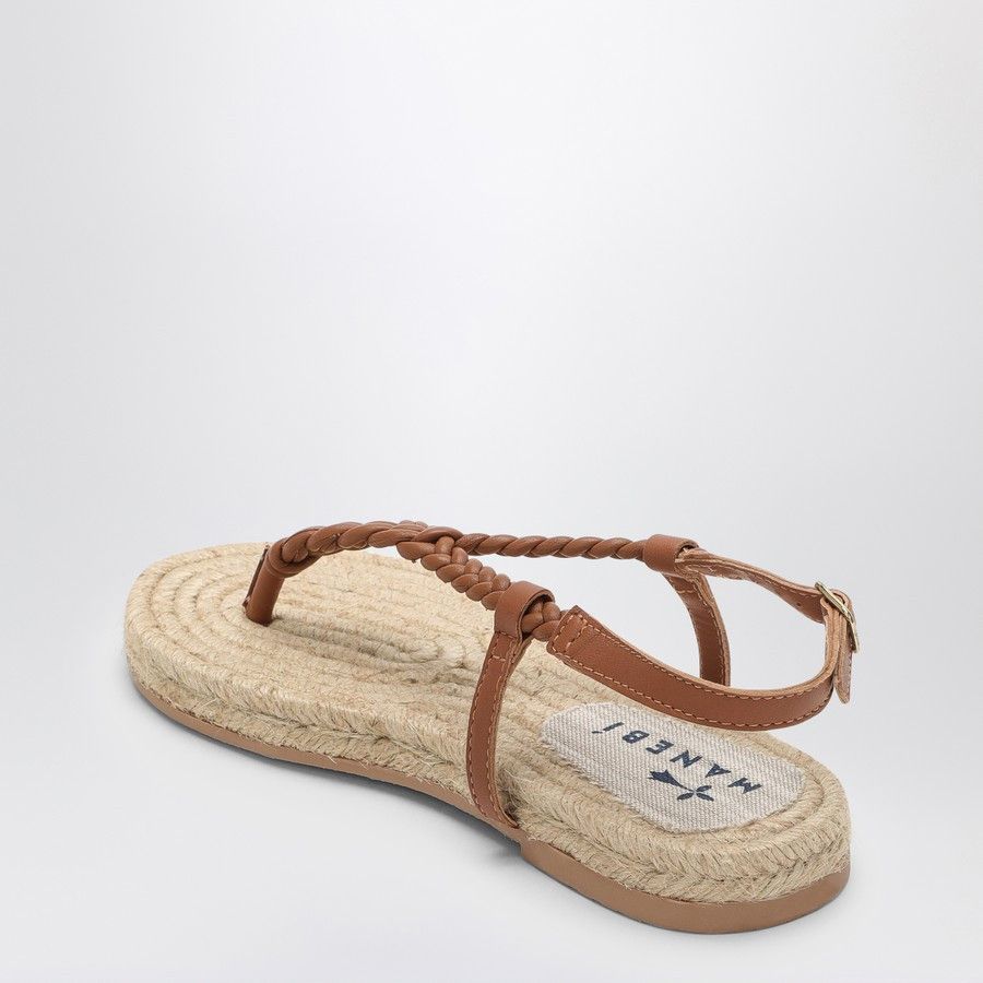 Manebi o1d2blof0824 Leather Canyon Sandal in Brown Size US 8 / IT 38 - 4 Thumbnail
