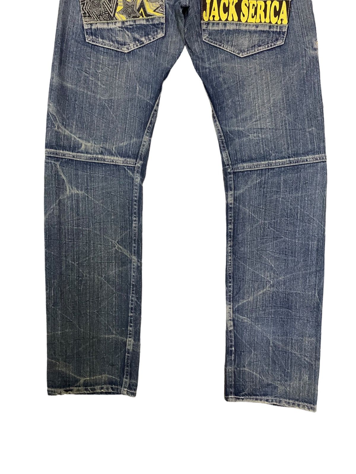 If Six Was Nine × Japanese Brand × Le Grande Bleu (L.G.B.) Vintage Japanese Jack Serika Double Waist Punk Jeans Size US 30 / EU 46 - 11 Thumbnail