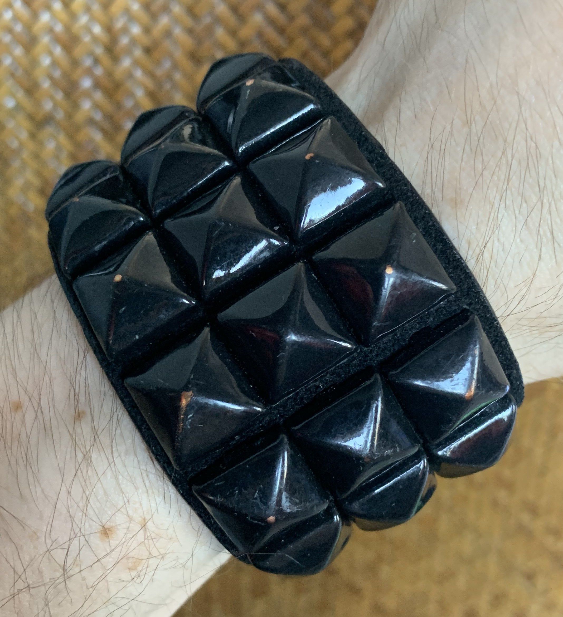 Number (N)ine FW04 Number (N)ine Studded Leather Bracelet Size ONE SIZE - 1 Thumbnail