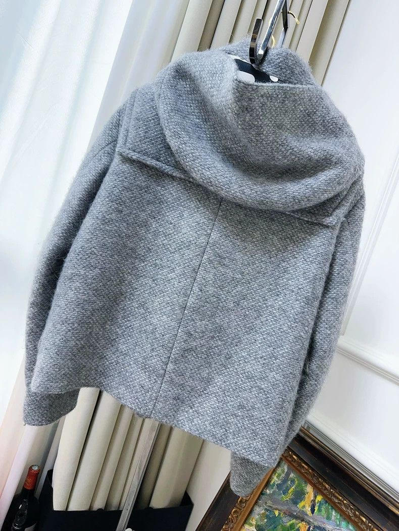 Chanel Chanel 21B Silver Gray Toggle Hooded Coat Size M / US 6-8 / IT 42-44 - 2 Thumbnail