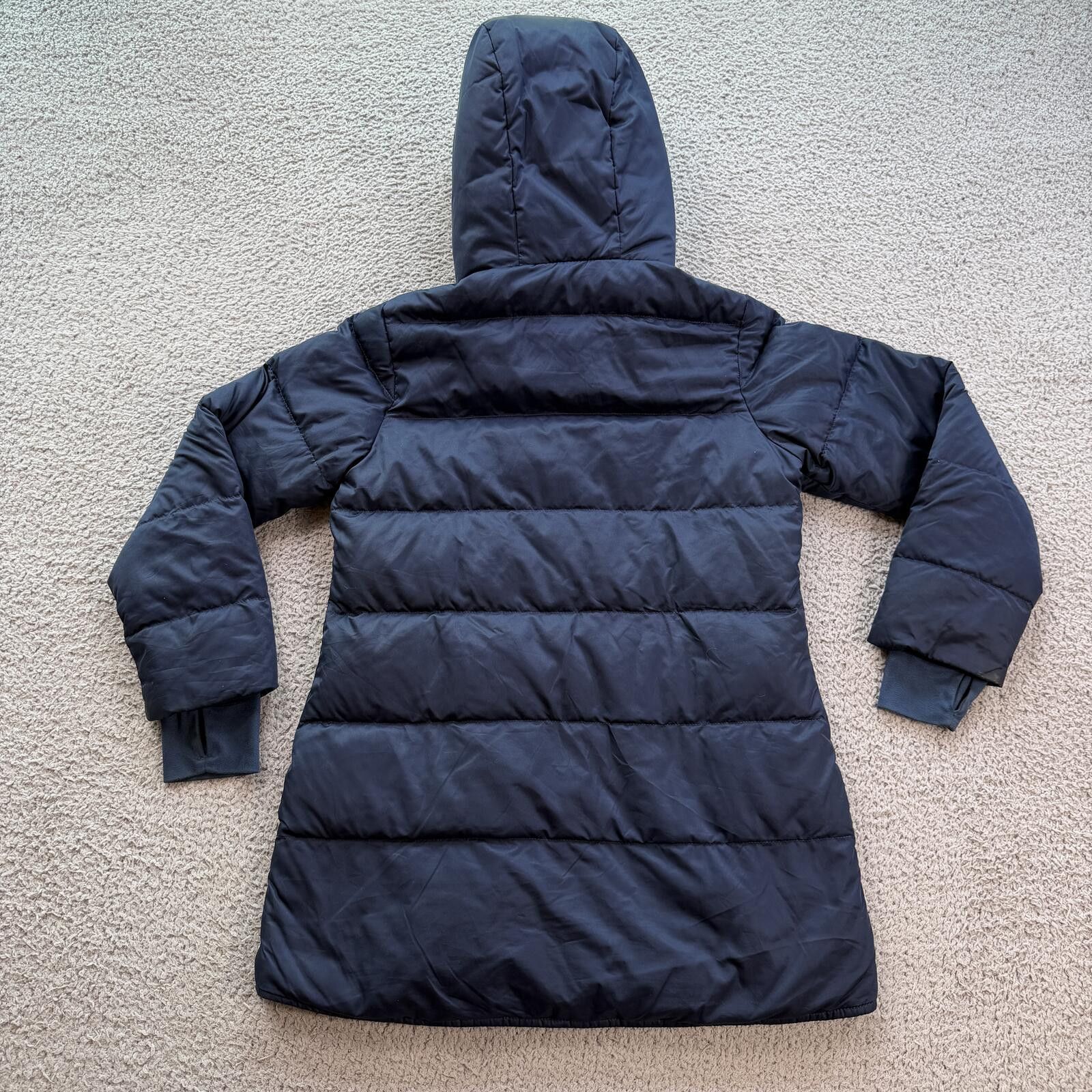 Patagonia Patagonia Navy Down Hooded Parka Jacket S Fleece Winter Coat Size S / US 4 / IT 40 - 2 Thumbnail
