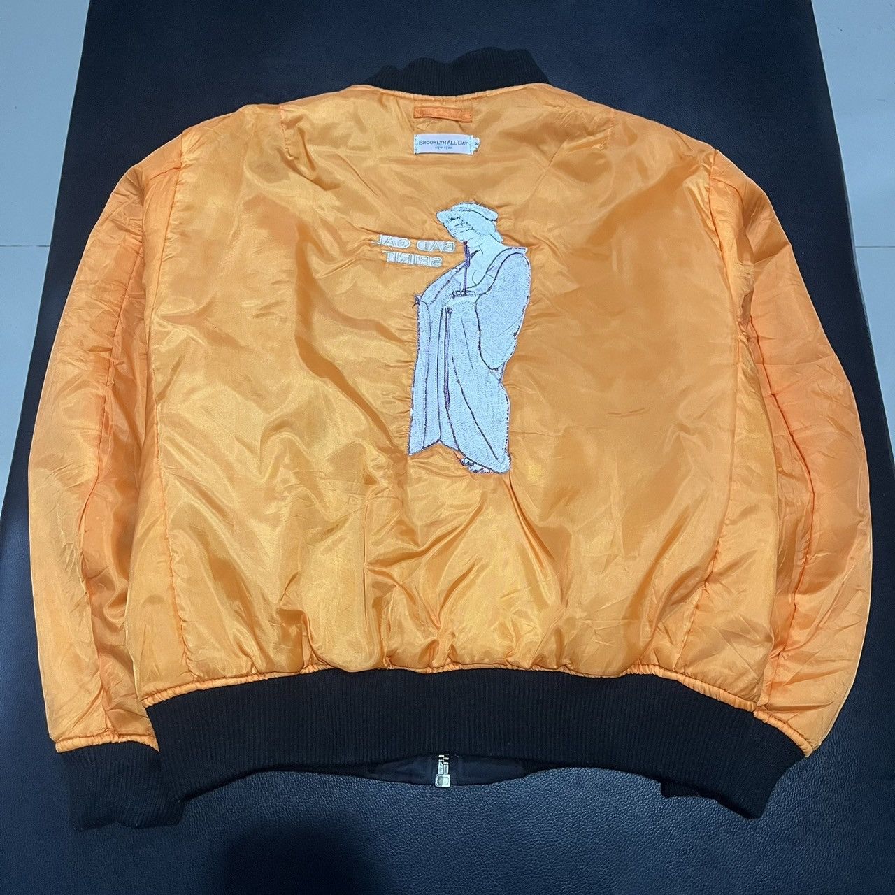 Japanese Brand brooklyn all day new york bad gal spirit bomber jacket Size US L / EU 52-54 / 3 - 7 Thumbnail