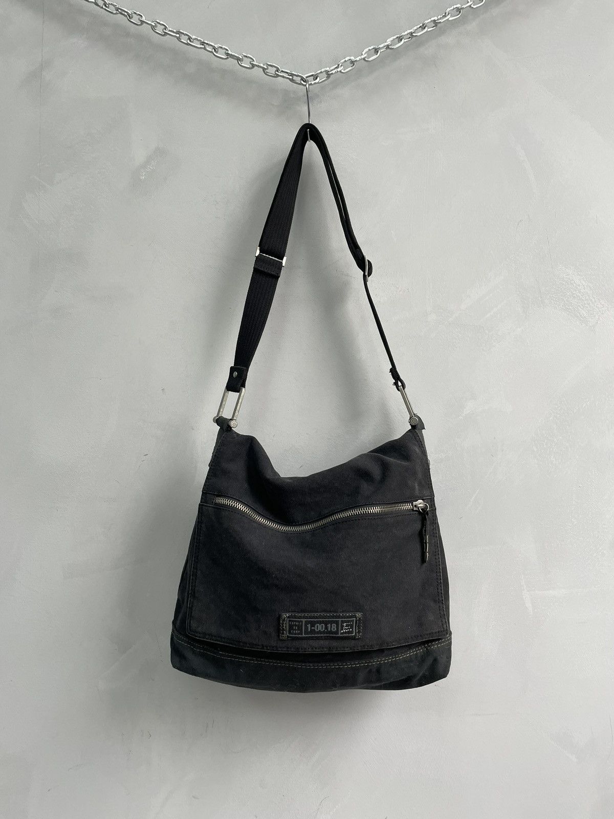 Esprit Vintage Diesel style y2k canvas messenger bag y2k Size ONE SIZE - 2 Thumbnail