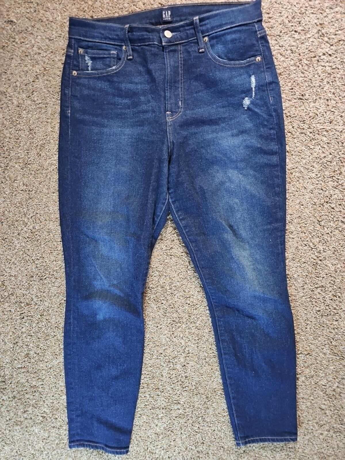 Gap Gap Denim 12/31R True Skinny Jeans Size 34" / US 12 / IT 48 - 1 Thumbnail