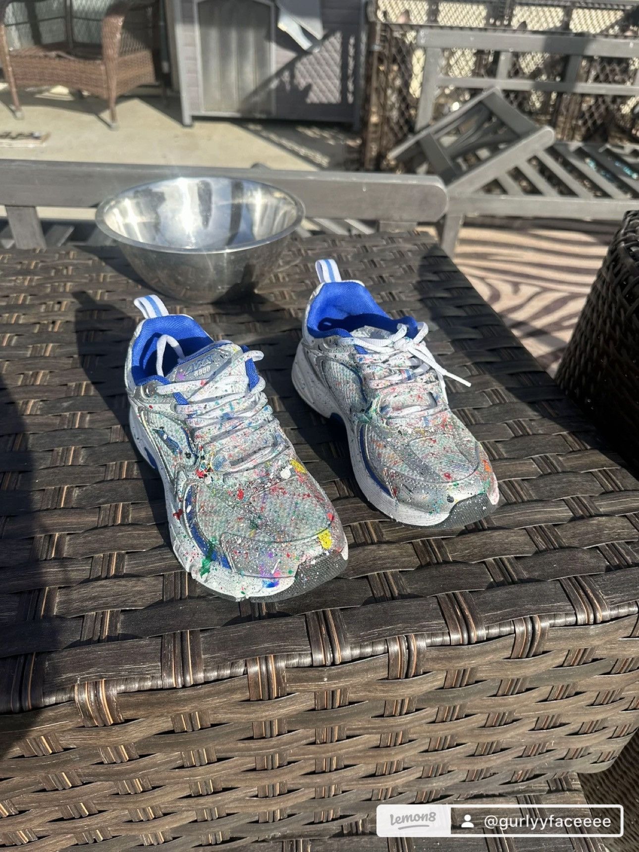 Avia 🎨 Custom Paint Splatter Shoes – All Sizes Available! Size US 9 / EU 42 - 4 Thumbnail