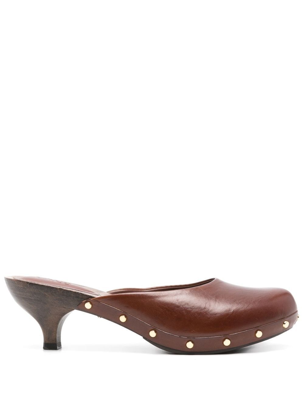 Chloe oc11z0825 Judith Mules in Caramel Brown Size US 7 / IT 37 - 1 Thumbnail