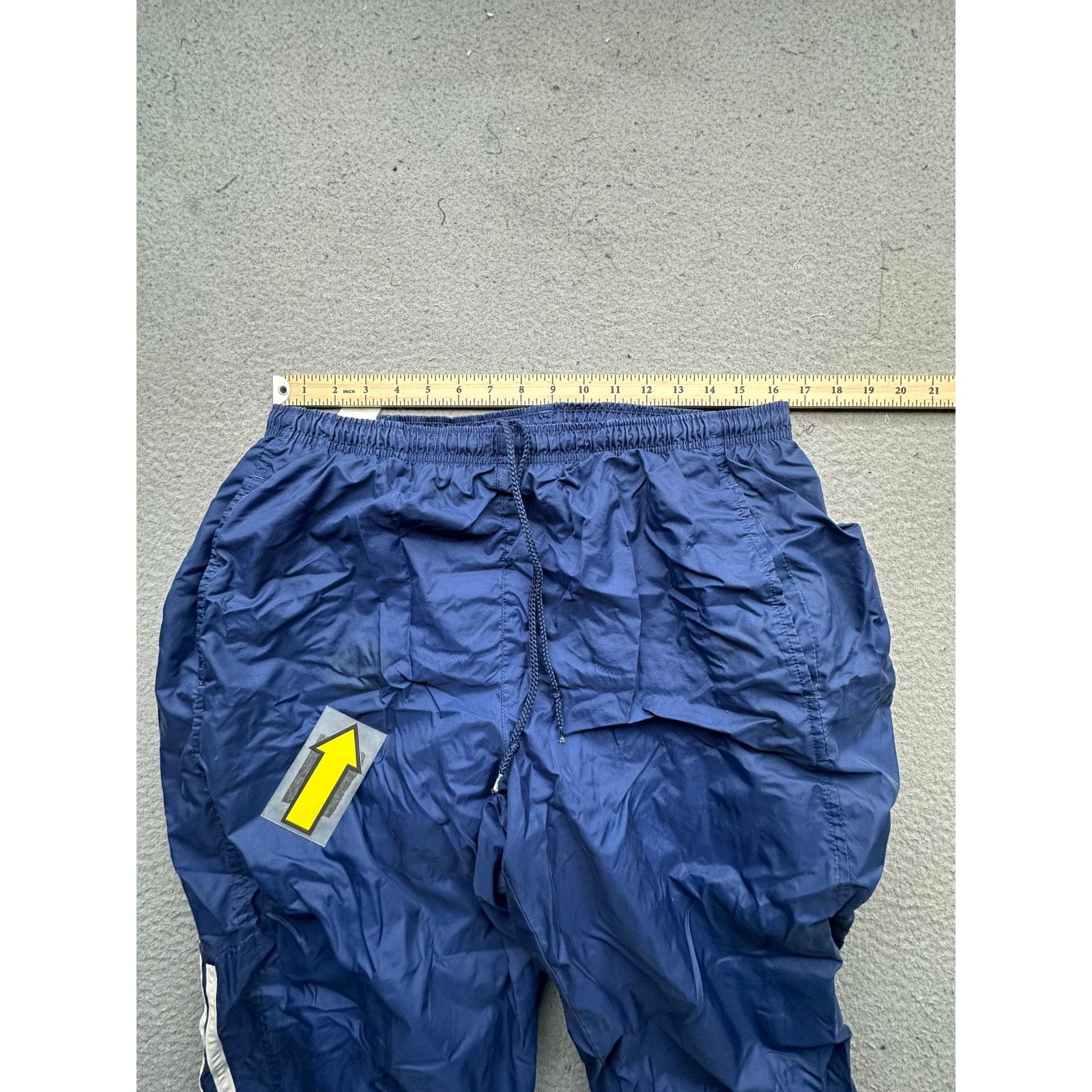Adidas Vintage Y2K Adidas Windbreaker Pants Mens L Blue Ankle Zip Size US 33 - 4 Thumbnail