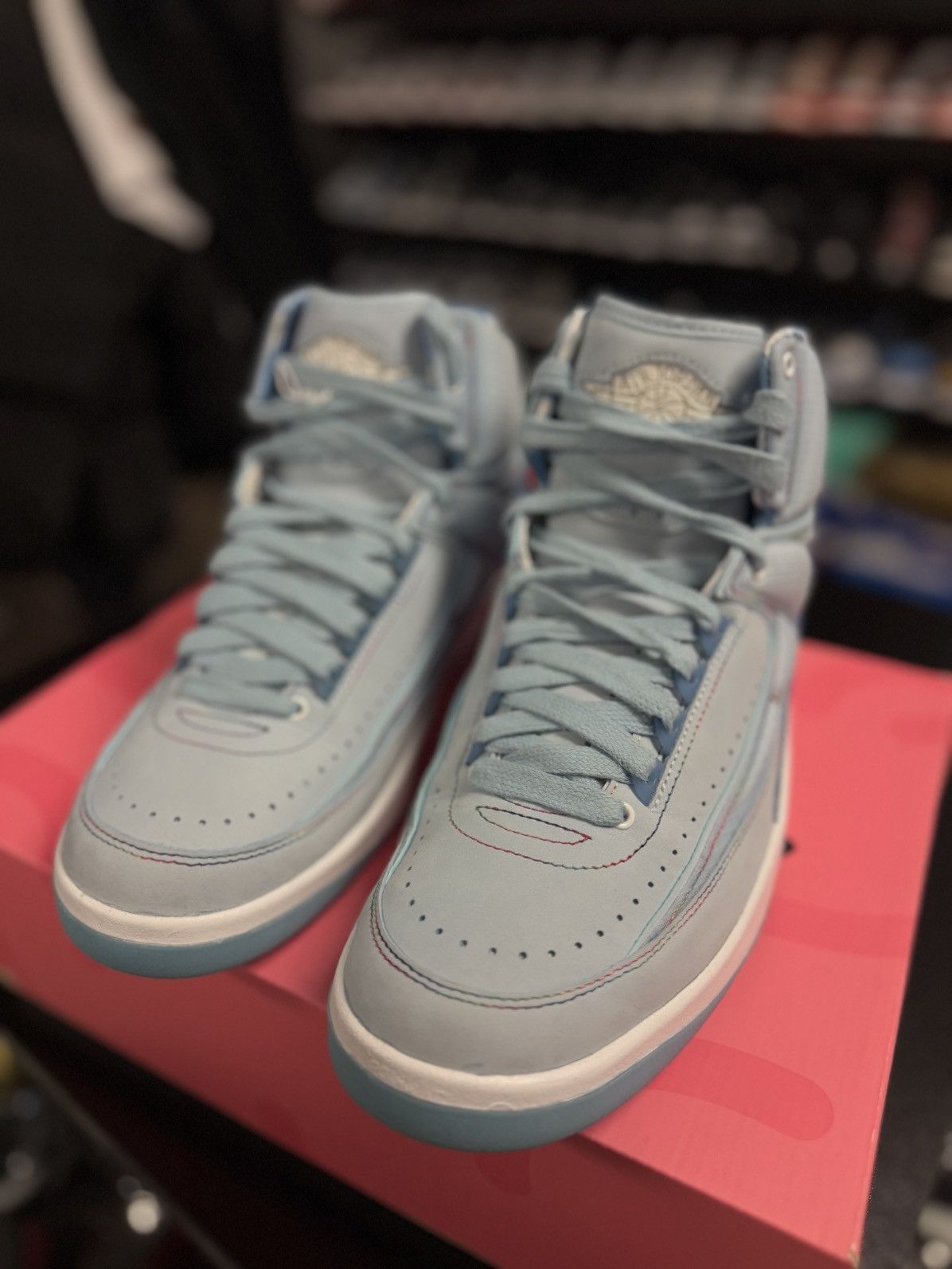 Jordan Brand × Nike Jordan 2 J Balvin Size 10.5 (DQ7691-419) Light Up Size US 10.5 / EU 43-44 - 9 Thumbnail