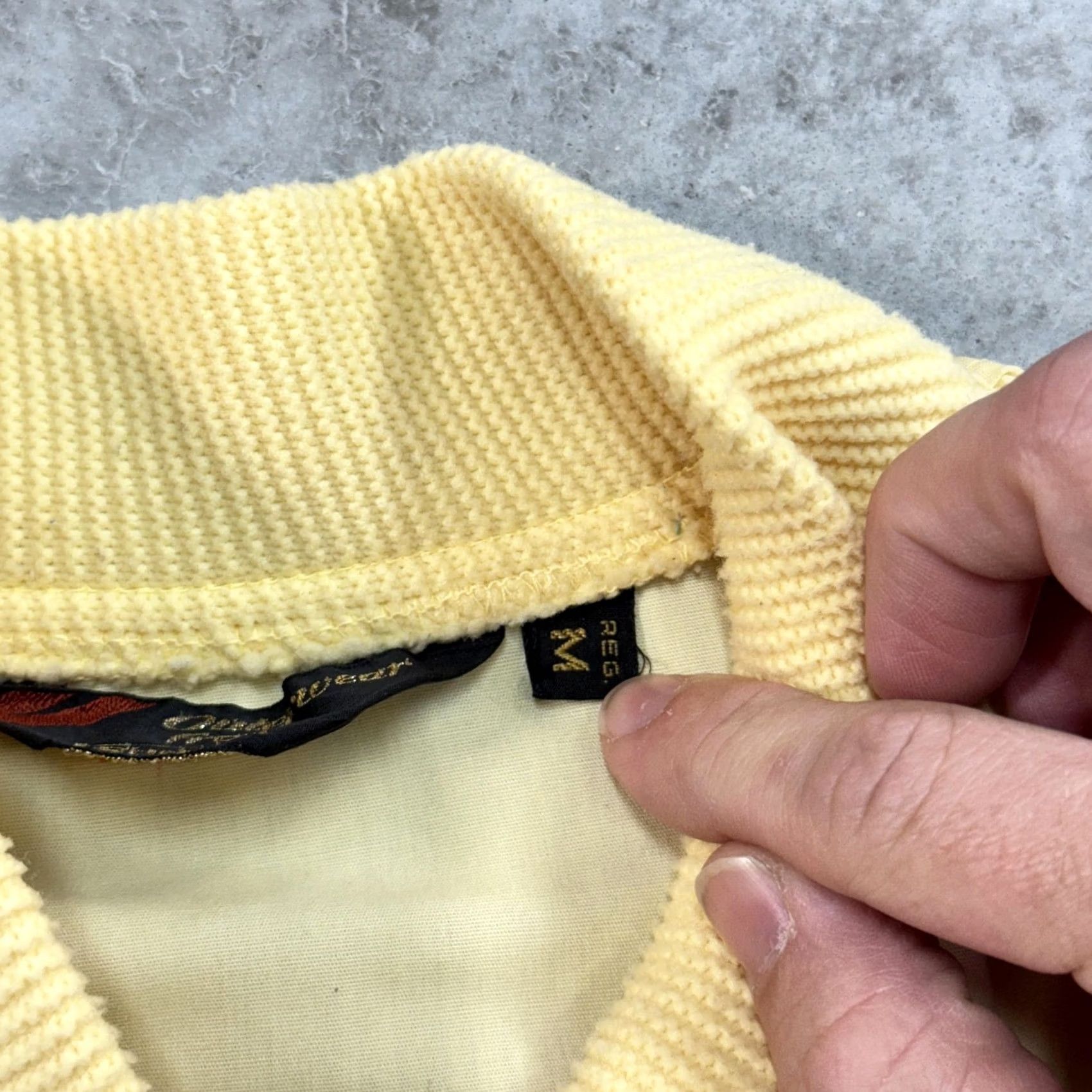 Sears Vintage Sears Jacket Mens M Yellow Zip Up Bomber Windbreaker 80s Outerwear Size US M / EU 48-50 / 2 - 5 Thumbnail