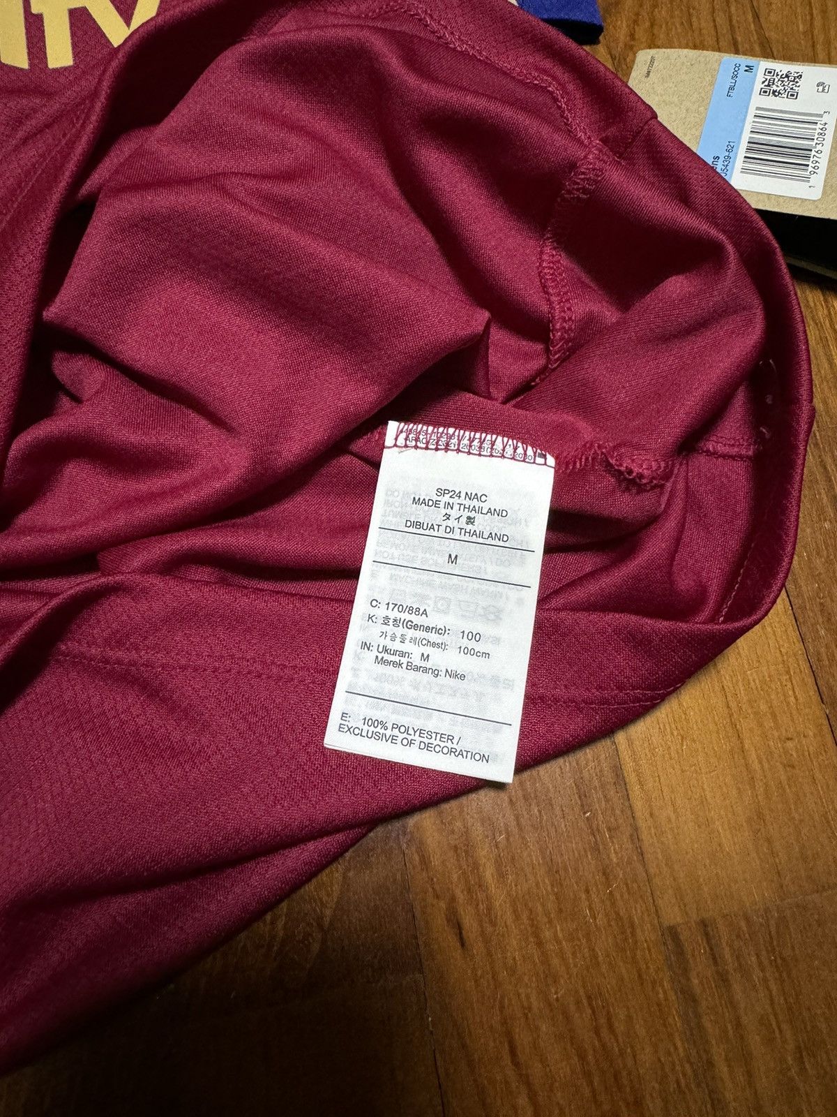 Nike Nike Barcelona FC Strike Training 2023/2024 Spotify Jersey Size US M / EU 48-50 / 2 - 11 Thumbnail