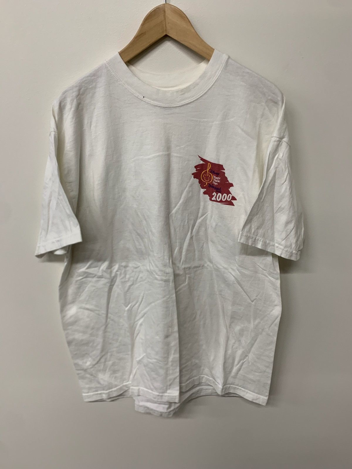 Vintage Vintage Disney 2000 Music Silhouette Tee Size US XL / EU 56 / 4 - 1 Thumbnail
