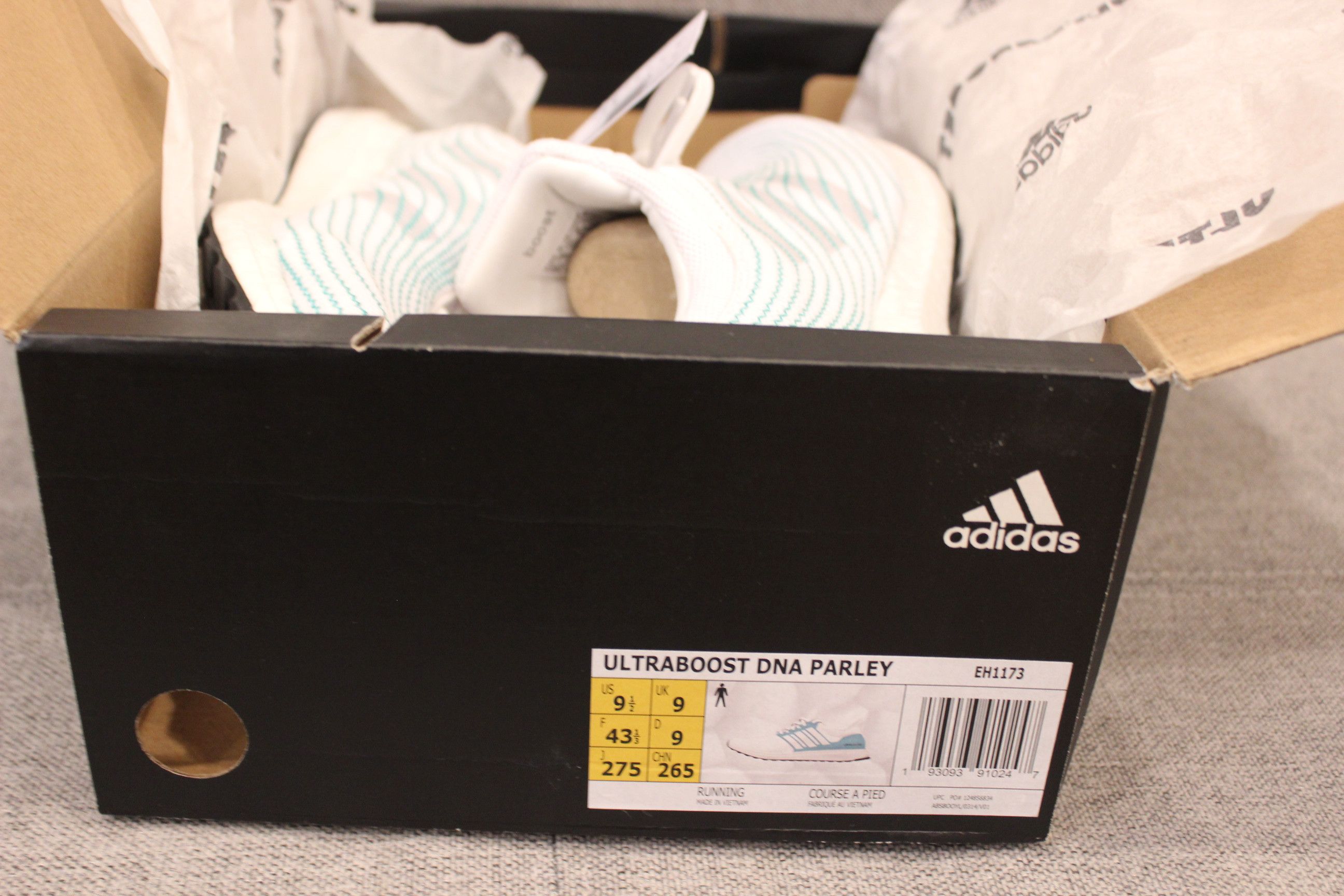 Adidas adidas Ultra Boost DNA Parley White EH1173 Size US 9.5 / EU 42-43 - 2 Thumbnail