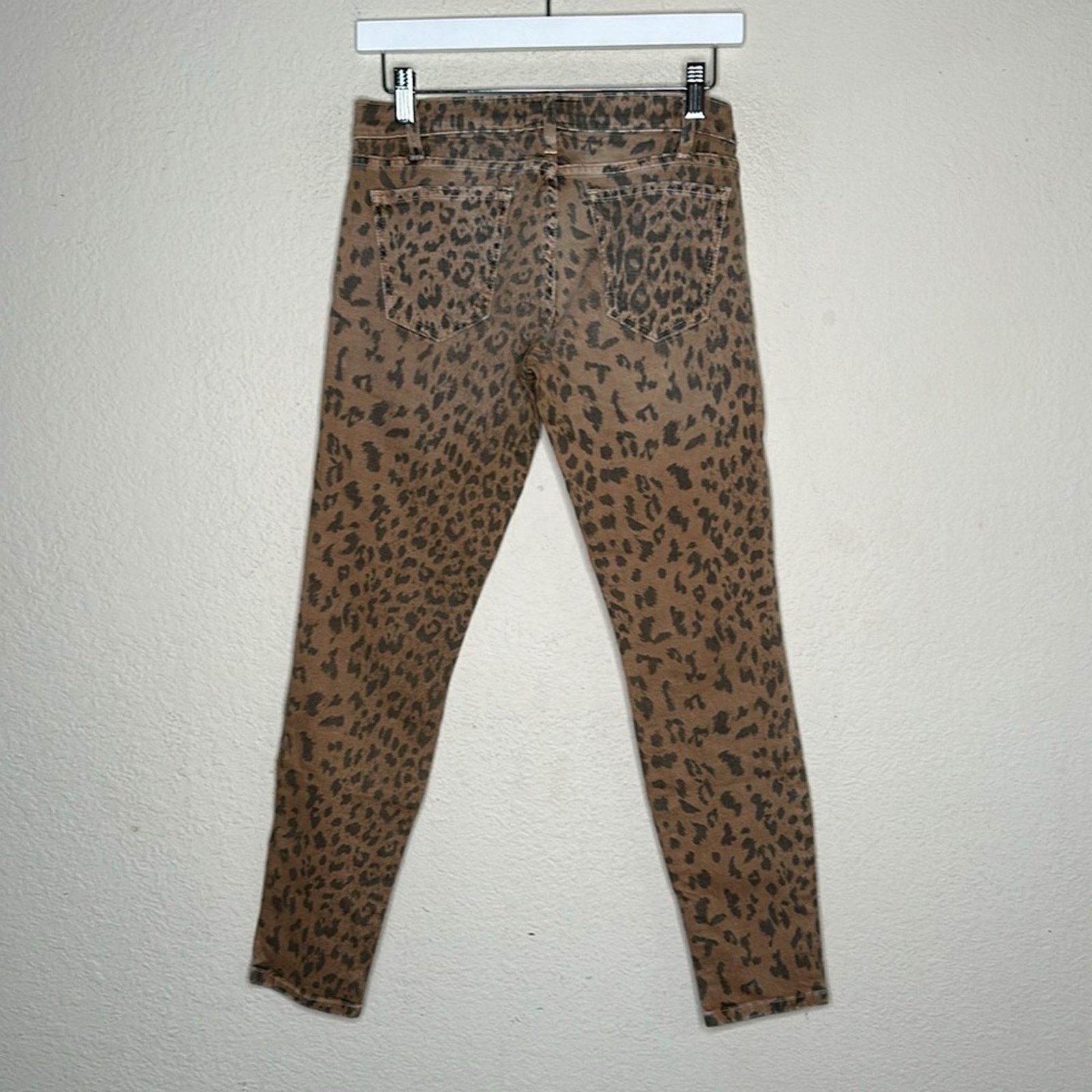 Current/Elliot Current/Elliott Leopard Skinny Stiletto Jean Sz 25 Indie Y2K Size 25" / US 0 / IT 36 - 9 Thumbnail