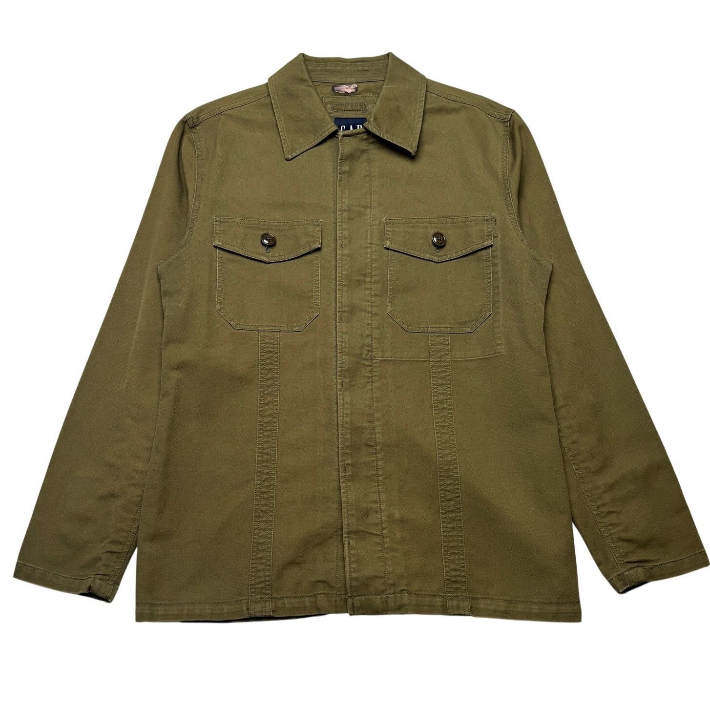 Gap Vintage Gap Work Wear Button Up Men's Medium Y2K Utility Size US M / EU 48-50 / 2 - 1 Thumbnail